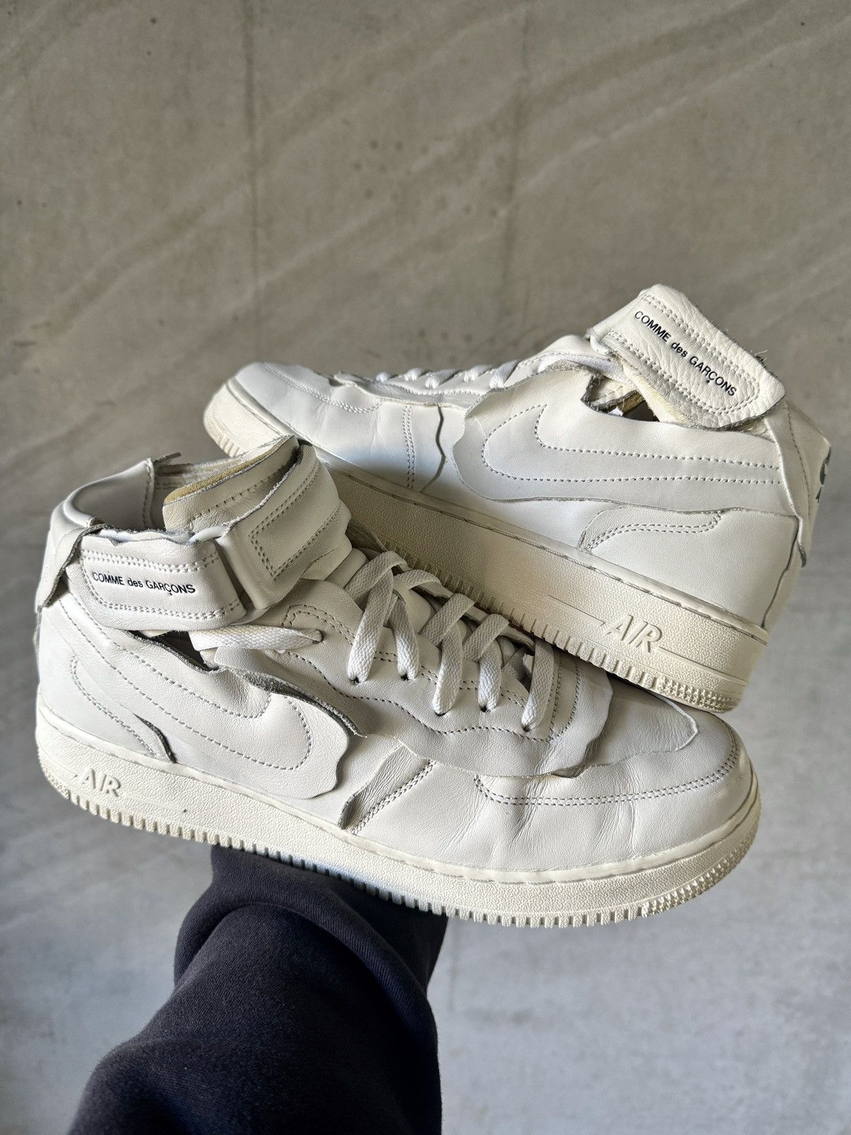 Comme des Garcons × Nike Nike x Comme Des Garcons Air Force 1 Mid Size US 10.5 / EU 43-44 - 7 Thumbnail