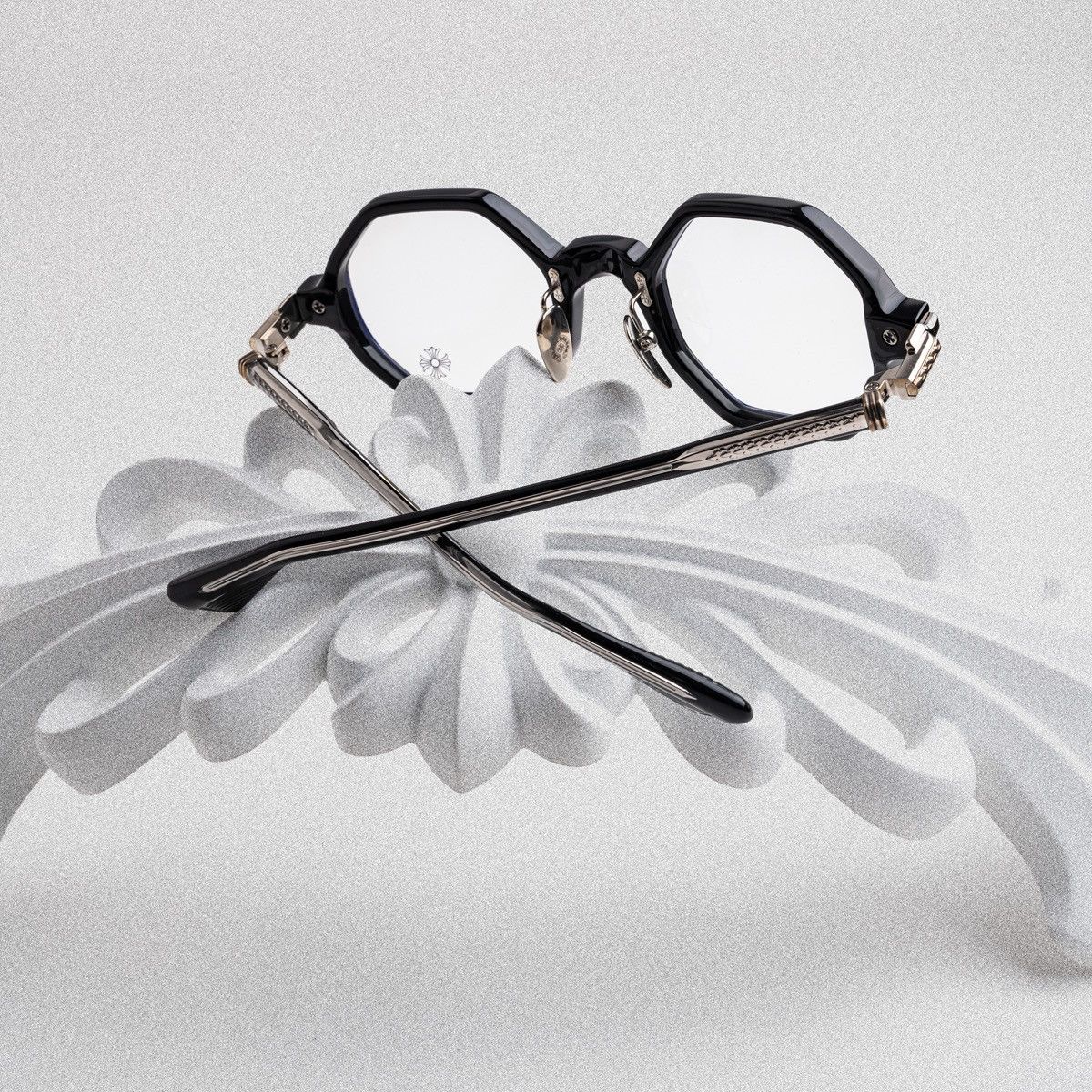 Chrome Hearts CHROME HEARTS CLITCO BLACK GLASSES Size ONE SIZE - 7 Thumbnail