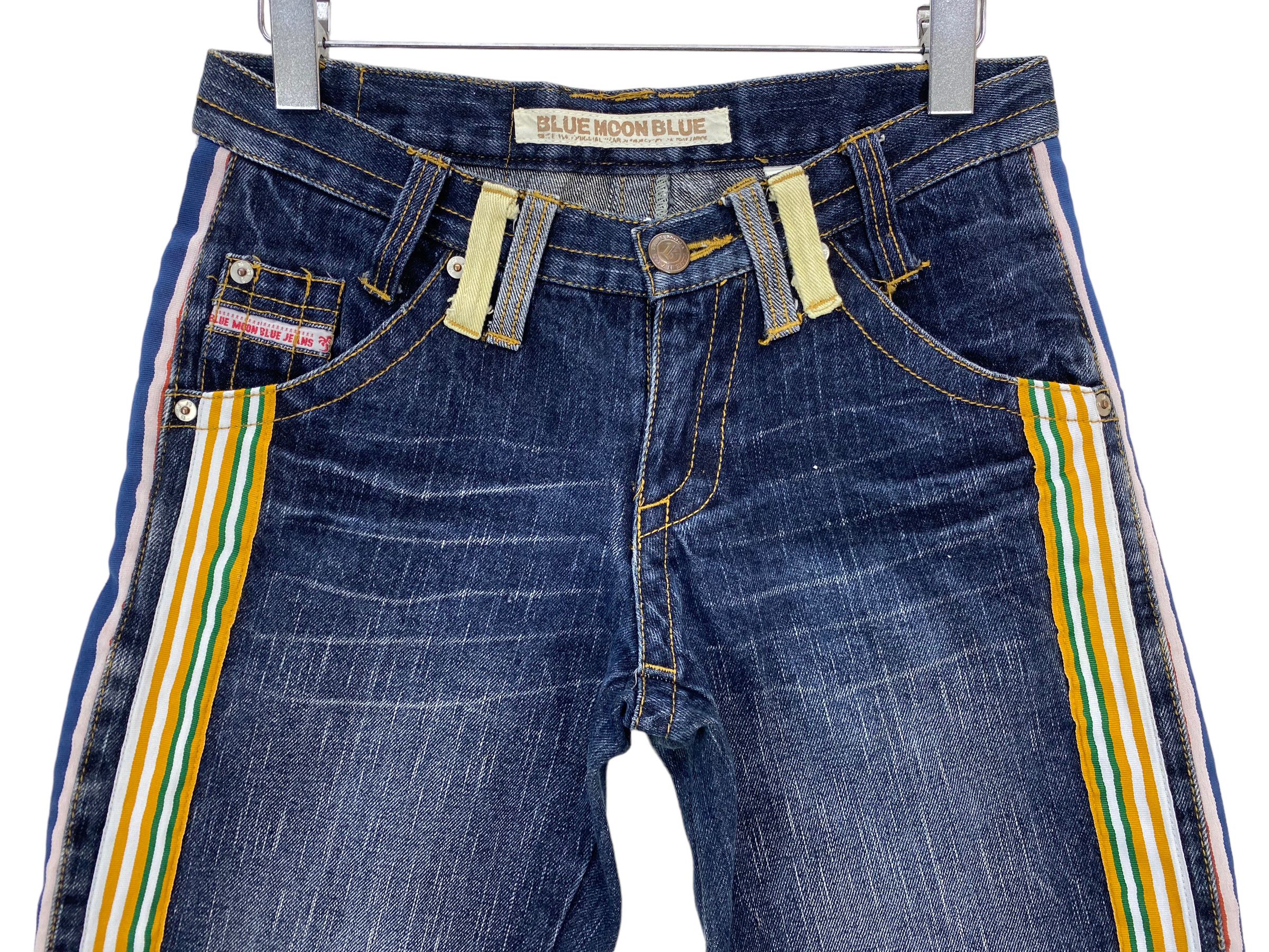 Japanese Brand Japanese Blue Moon Denim - Spellout Jeans - Blue Japan Size US 30 / EU 46 - 3 Thumbnail