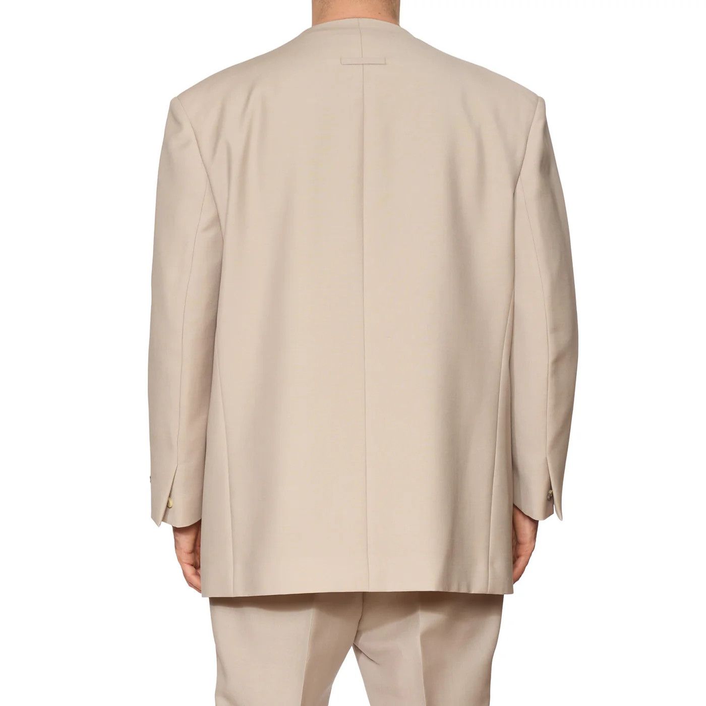 Fear of God FEAR OF GOD Eternal Wool-Mohair Lapelless Suit Jacket Size 40R - 4 Thumbnail