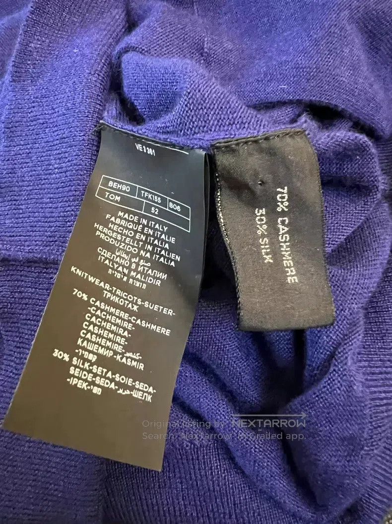 Tom Ford Tom Ford Men's cashmere and silk blended knit cardigan, fo Size US L / EU 52-54 / 3 - 6 Thumbnail