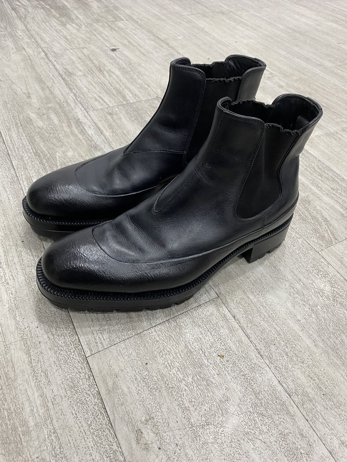 Prada Prada fw12 ruber chelsea boots leather Size US 10 / EU 43 - 3 Thumbnail
