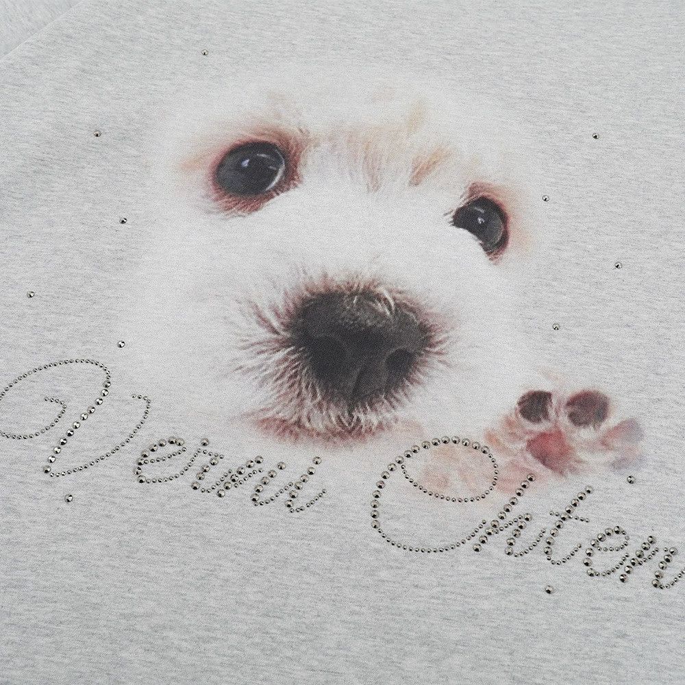 Vintage Men's casual loose street round neck puppy print T-shirt Size US M / EU 48-50 / 2 - 4 Thumbnail