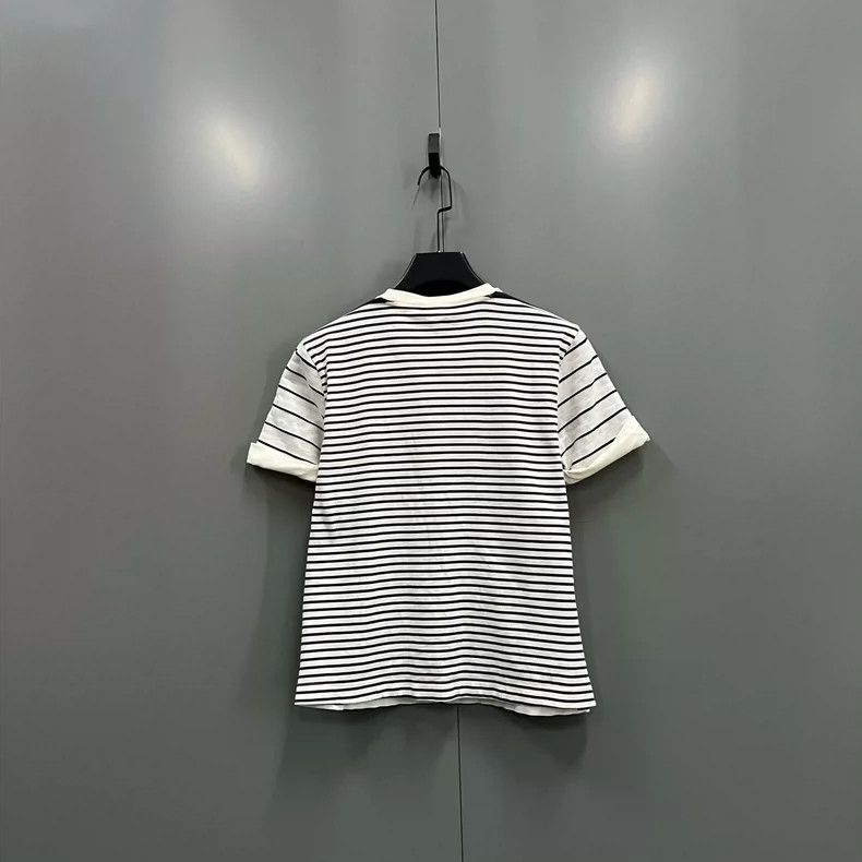 Louis Vuitton Louis Vuitton Striped short sleeves Size US M / EU 48-50 / 2 - 2 Thumbnail