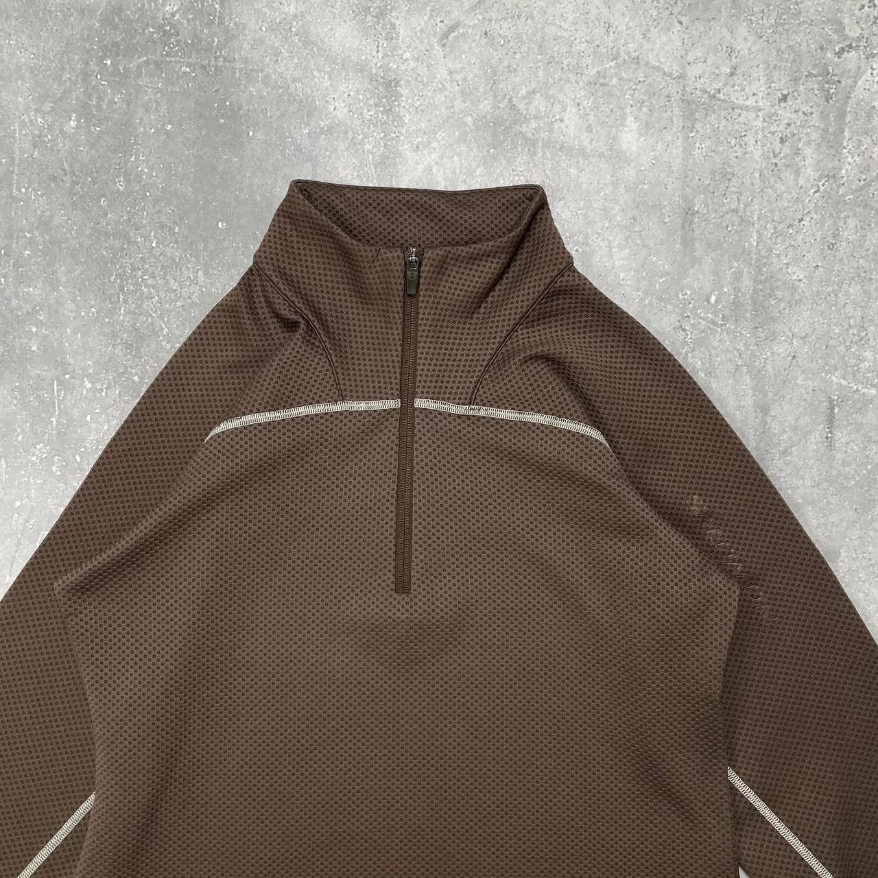 Salomon Vintage 2000s Salomon Technical Zip Thermal LS Top Women’s Size L / US 10 / IT 46 - 3 Thumbnail