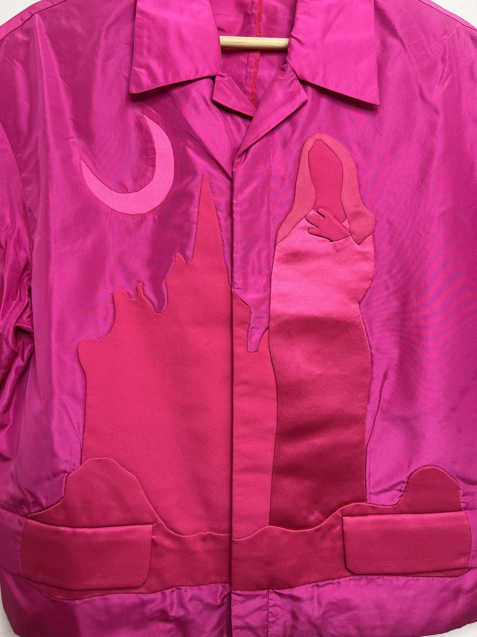 Undercover Undercover SS20 Pink Scenic Cropped Button Up sz 2 Size US S / EU 44-46 / 1 - 3 Thumbnail