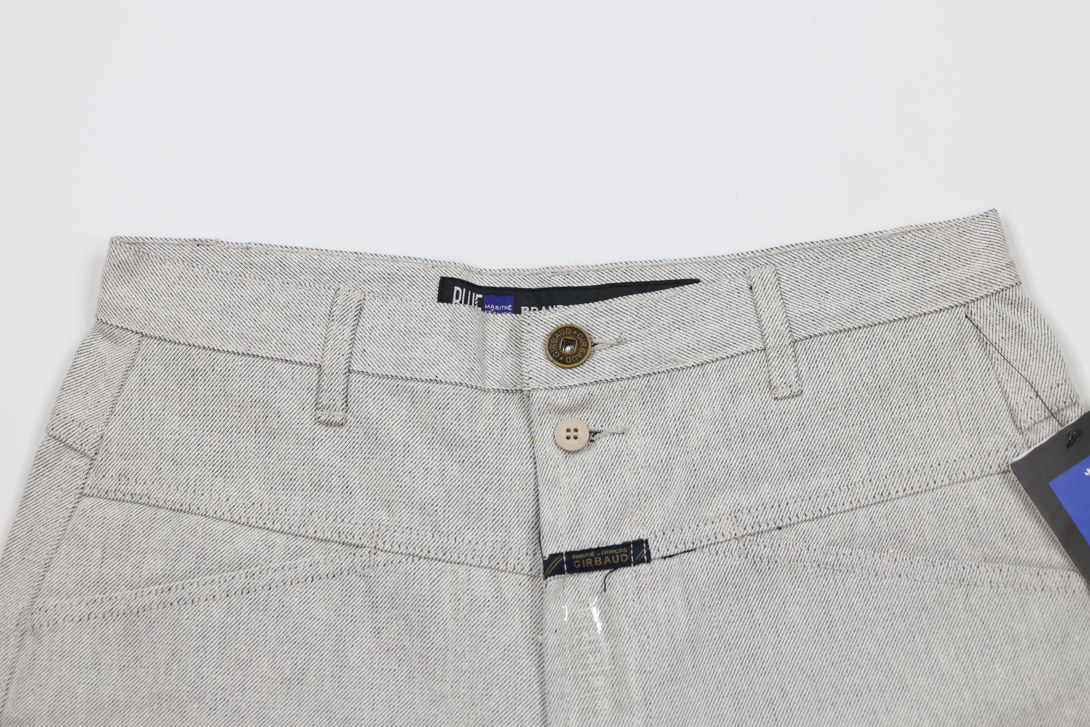 Marithe + Francois Girbaud Deadstock Vintage 90s Marithe Francois Girbaud Denim Shorts Size US 32 / EU 48 - 2 Thumbnail