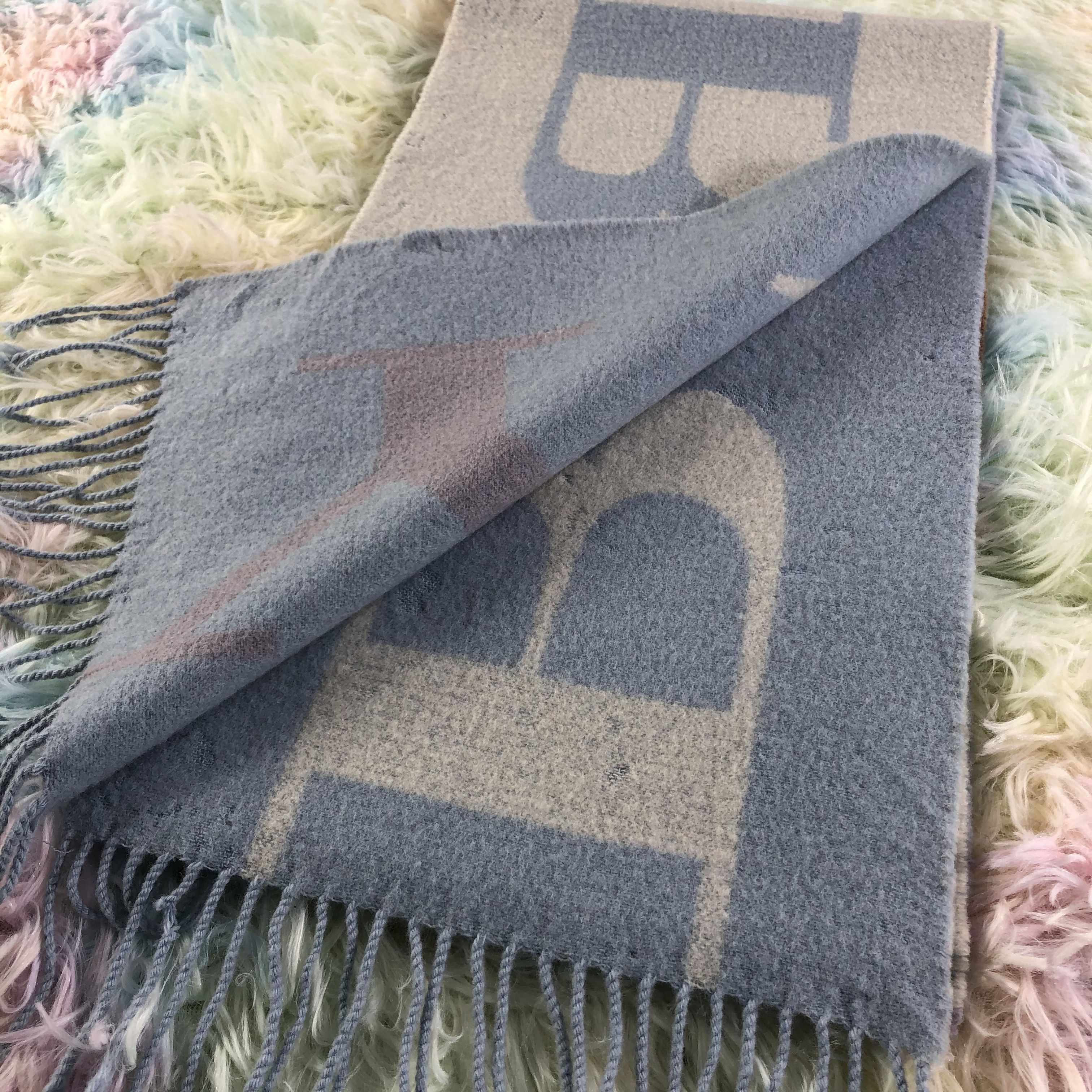 Burberry × Vintage Burberry Scarf / Muffler / Neckwear - KM499 Size ONE SIZE - 8 Thumbnail