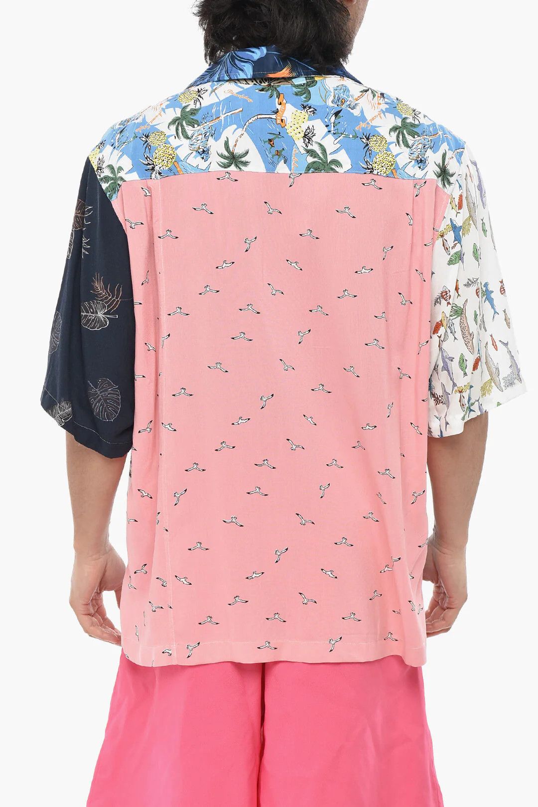 Gallery Dept. og1mm0426 Patchwork Short-Sleeve Shirt in Multicolor Size US XXL / EU 58 / 5 - 2 Thumbnail