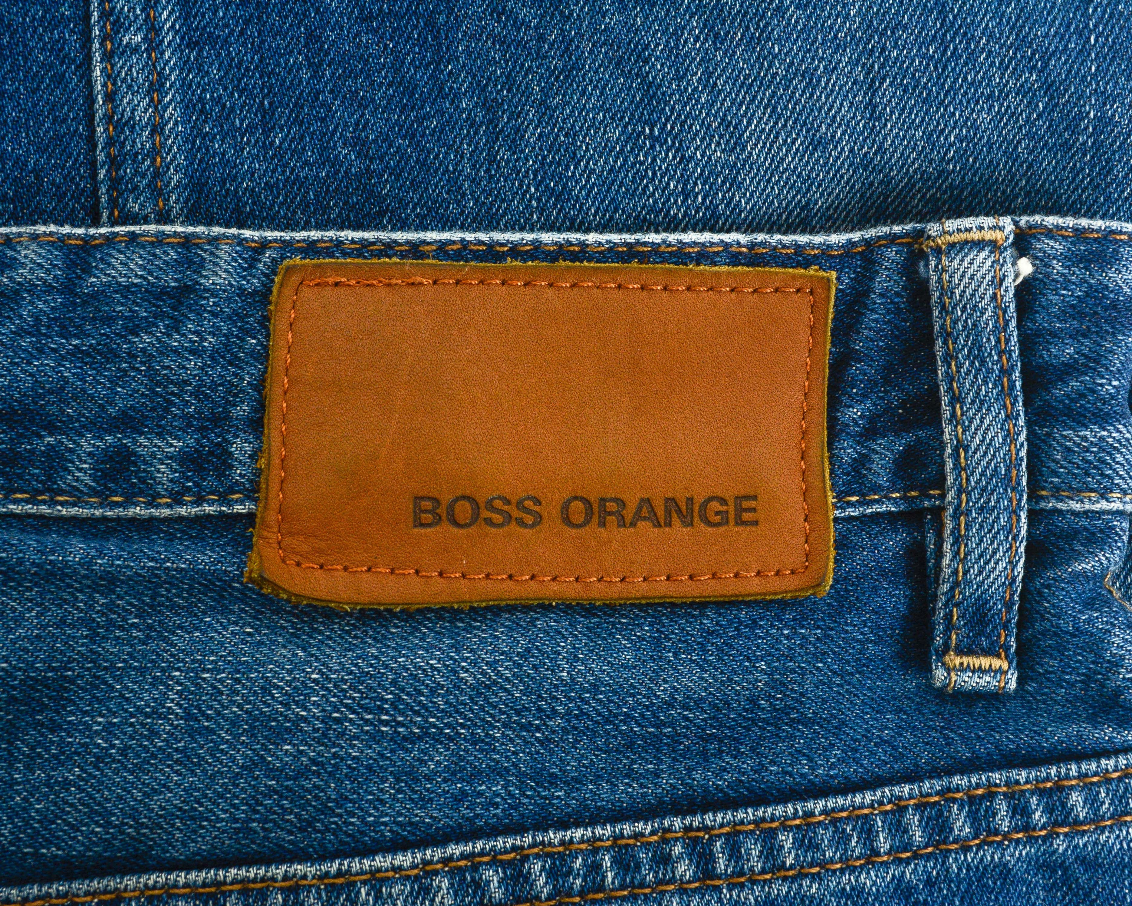 Hugo Boss HUGO BOSS Orange 25 W33 L32 Regular Fit Jeans Denim Pants Size US 33 - 5 Thumbnail