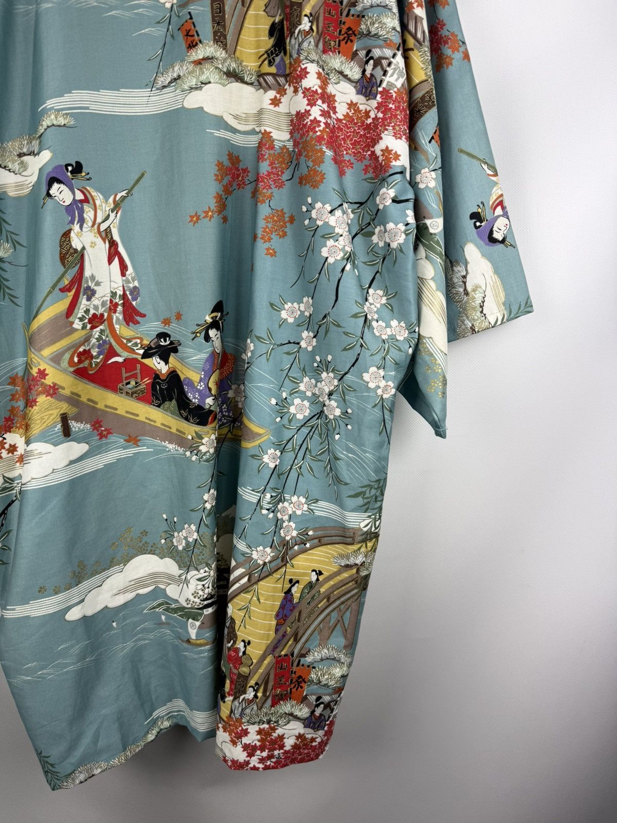 Other Japanese Overprinted Kimono Haori One Size Unisex Size US L / EU 52-54 / 3 - 19 Thumbnail