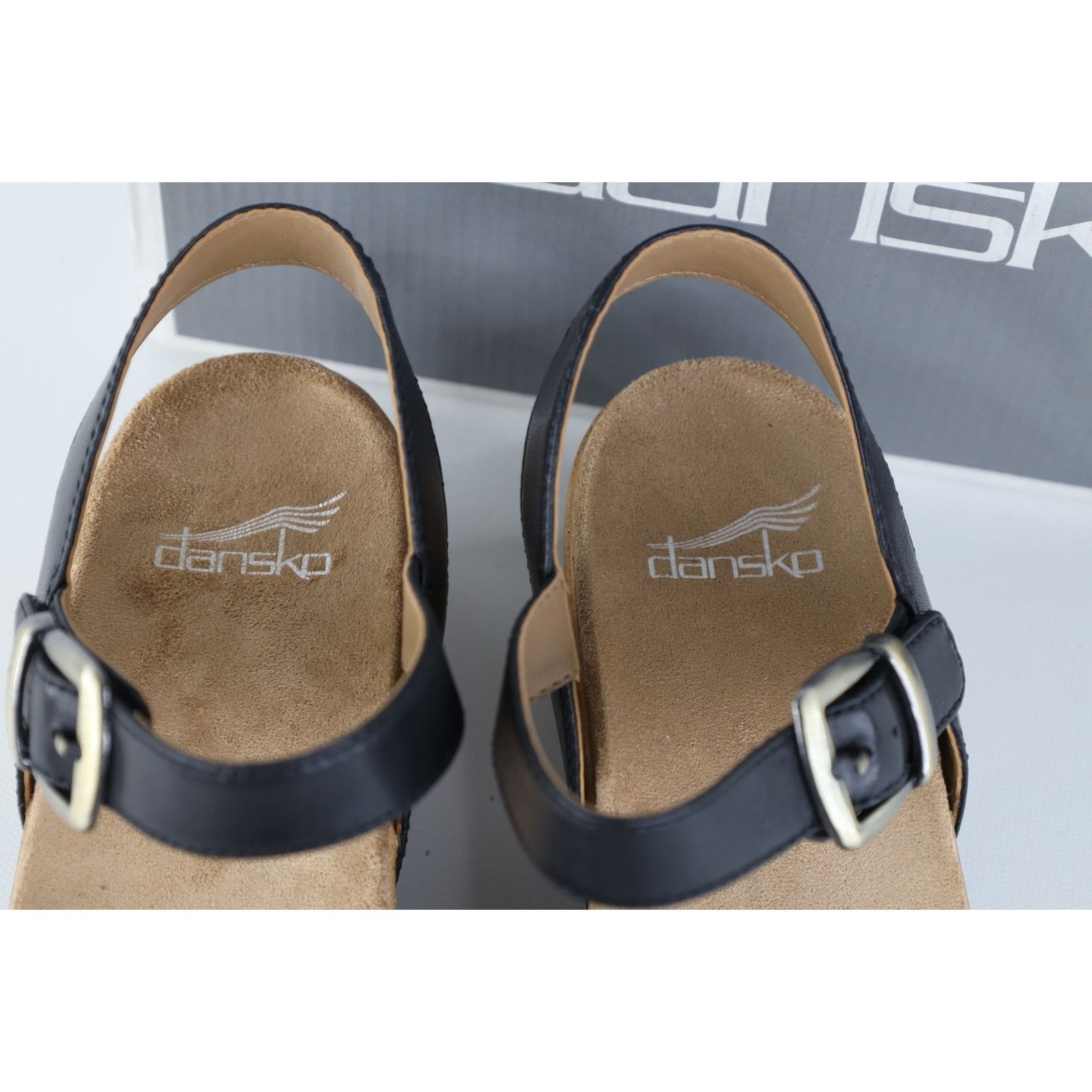 Dansko New Dansko Laurie Burnished Calf Leather Platform Sandals Size US 9 / IT 39 - 3 Thumbnail