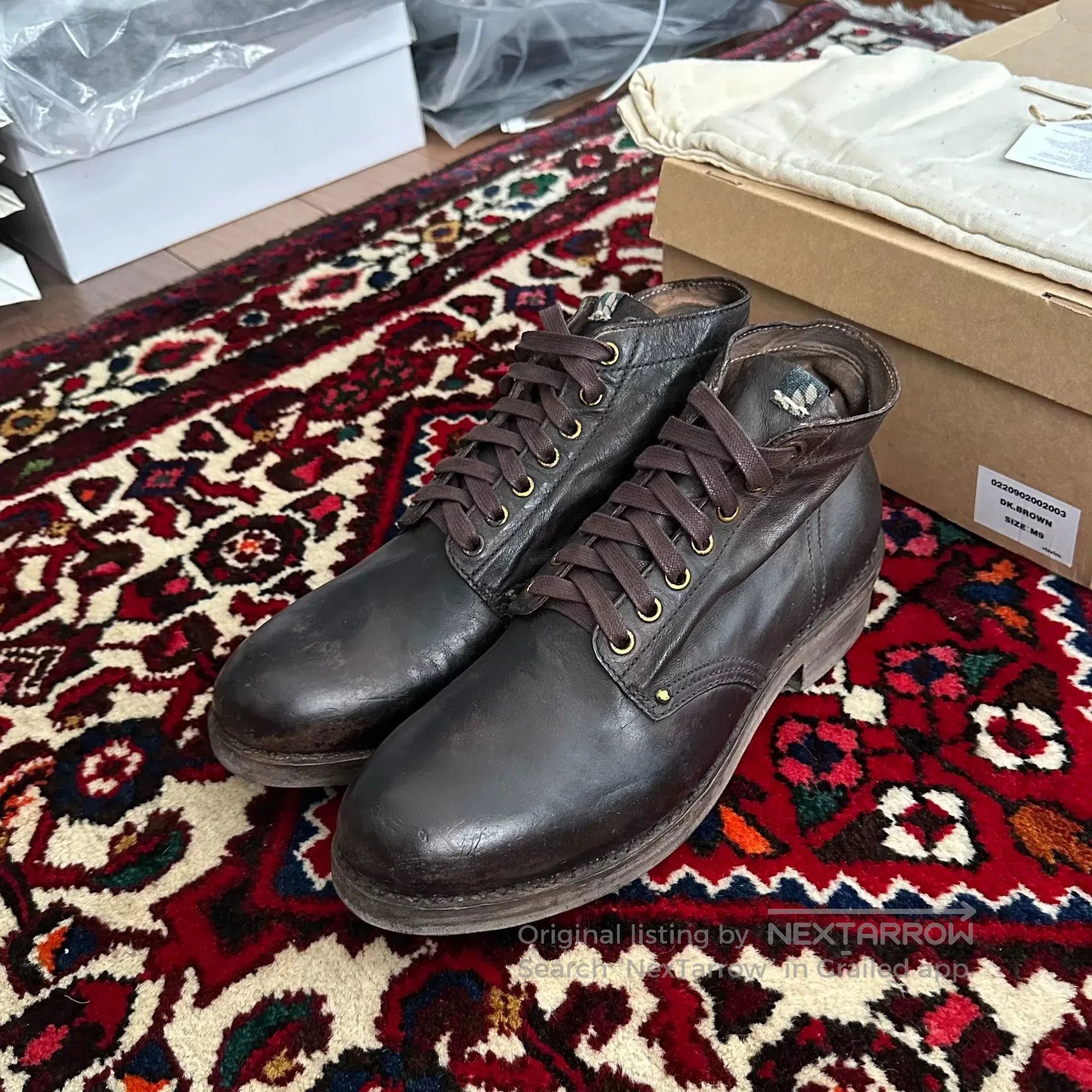 Visvim visvim brigadier boots in original mud dye. Size US 9 / EU 42 - 3 Thumbnail