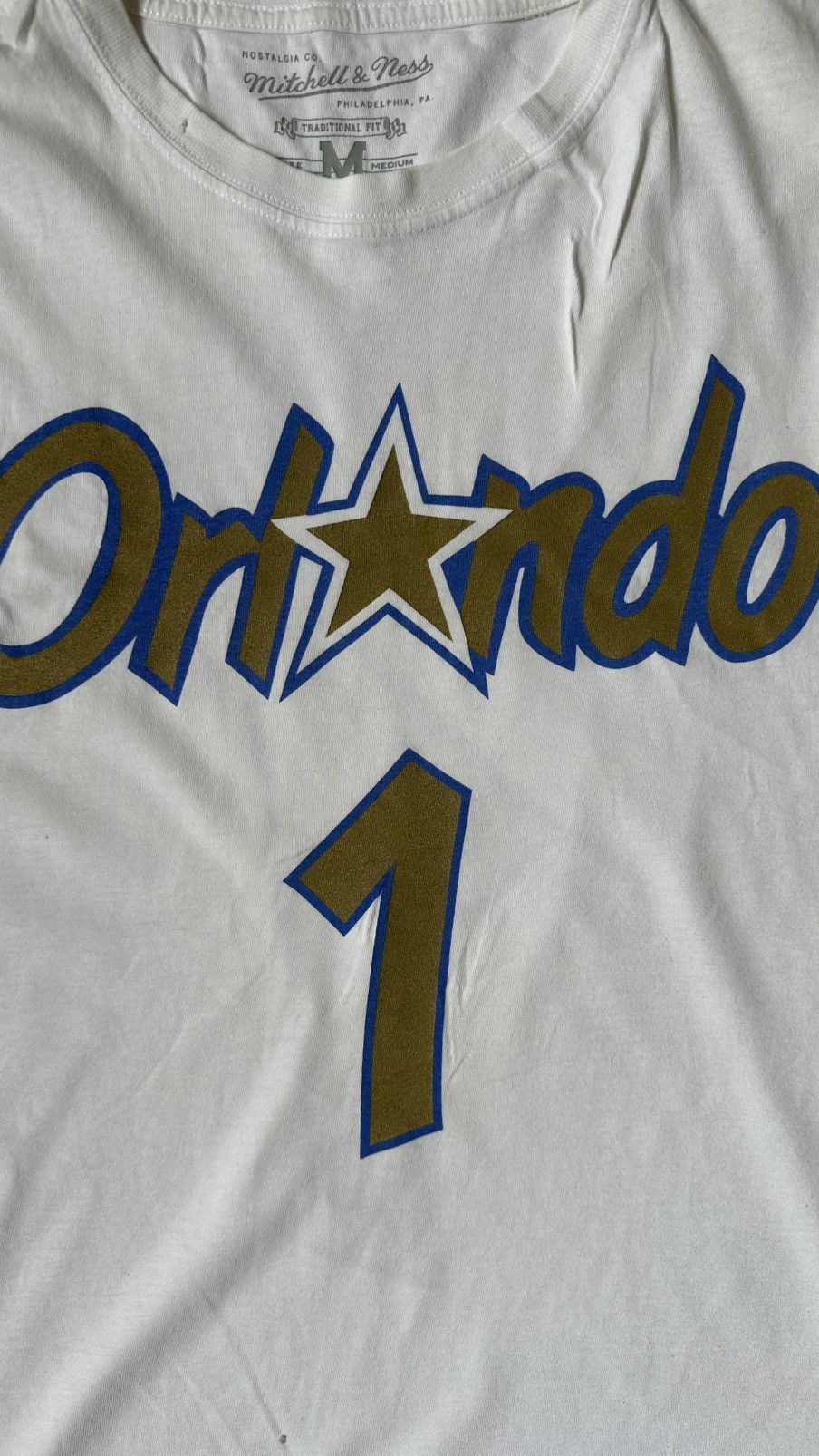 Mitchell & Ness MITCHELL & NESS HARDWOOD ORLANDO MAGIC HARDAWAY TEE Size US M / EU 48-50 / 2 - 2 Thumbnail