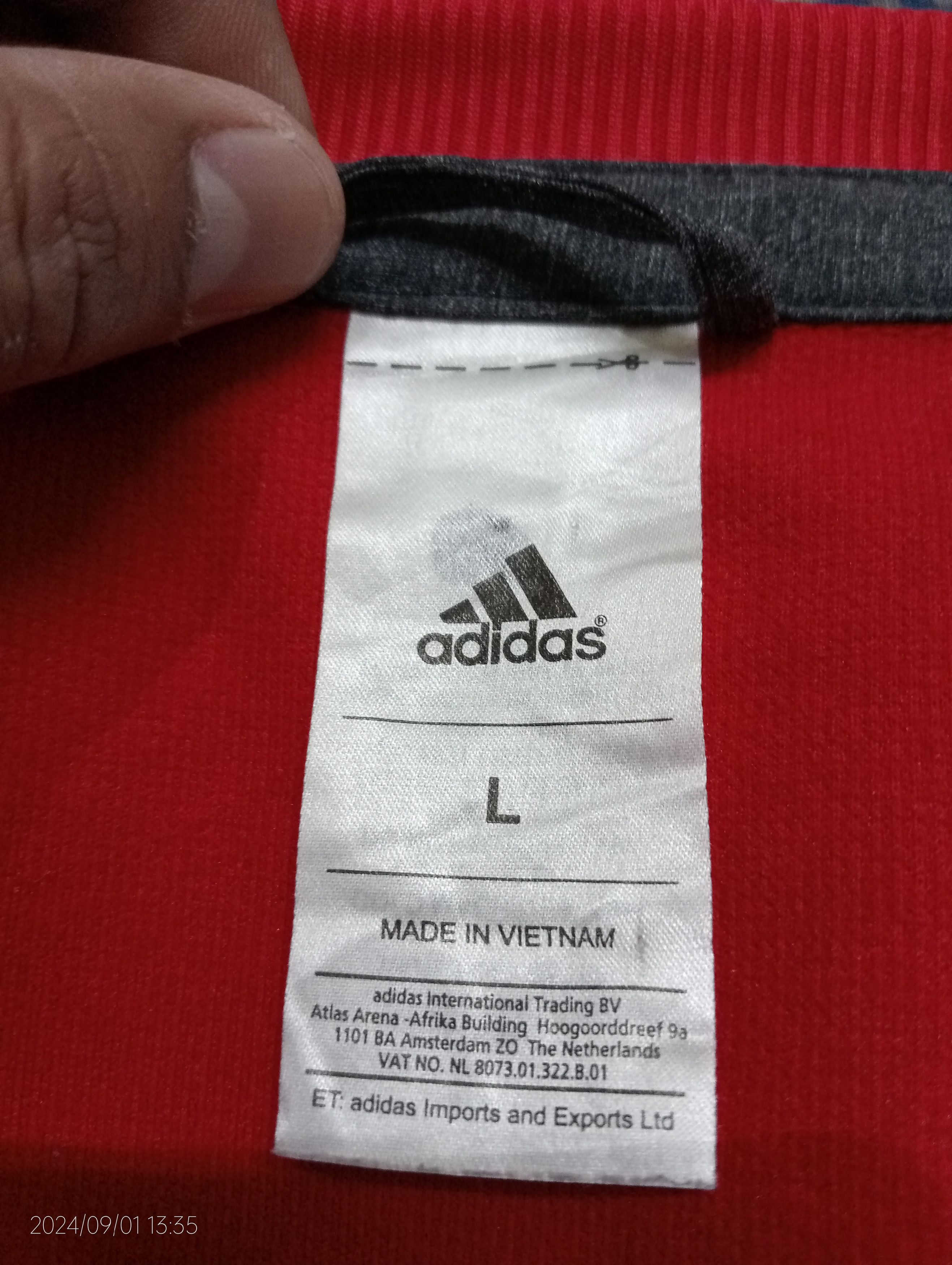 Adidas Vintage Adidas Manchester United 2015 Track Jacket Size US L / EU 52-54 / 3 - 3 Thumbnail