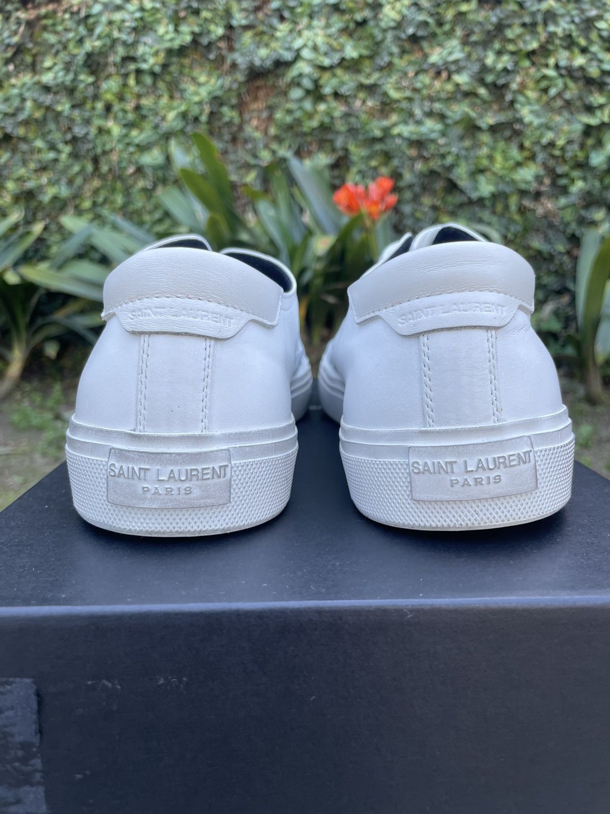 Saint Laurent Paris Saint Laurent Paris Bedford Low Top Leather Sneakers White Size US 8 / EU 41 - 4 Thumbnail
