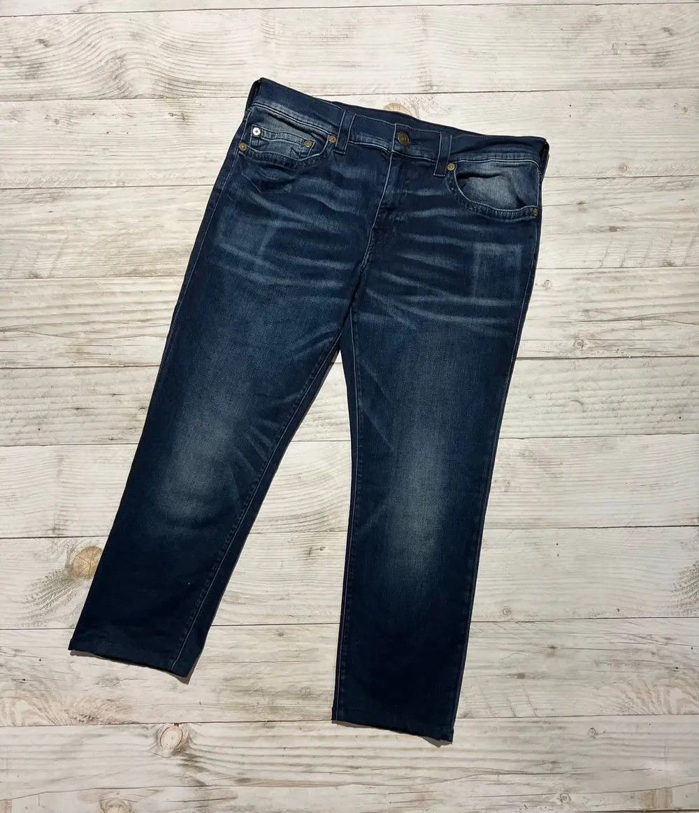 True Religion Vintage True Religion Geno Denim Jeans Relaxed Slim 36x28 Size US 36 / EU 52 - 4 Thumbnail