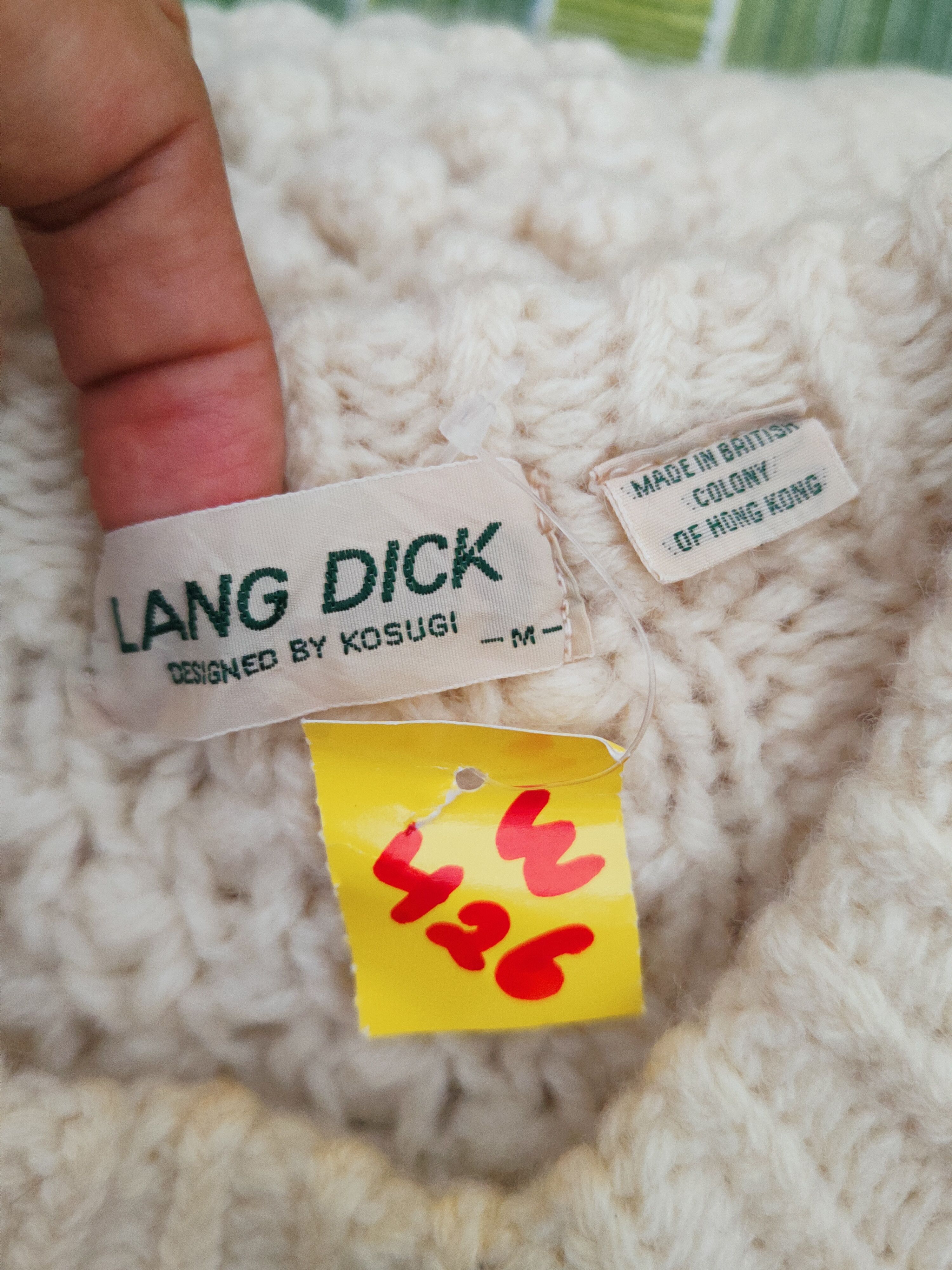 Japanese Brand Long Dick Cream cable Knitwear Sweatshirts #W426 Size S / US 4 / IT 40 - 11 Thumbnail