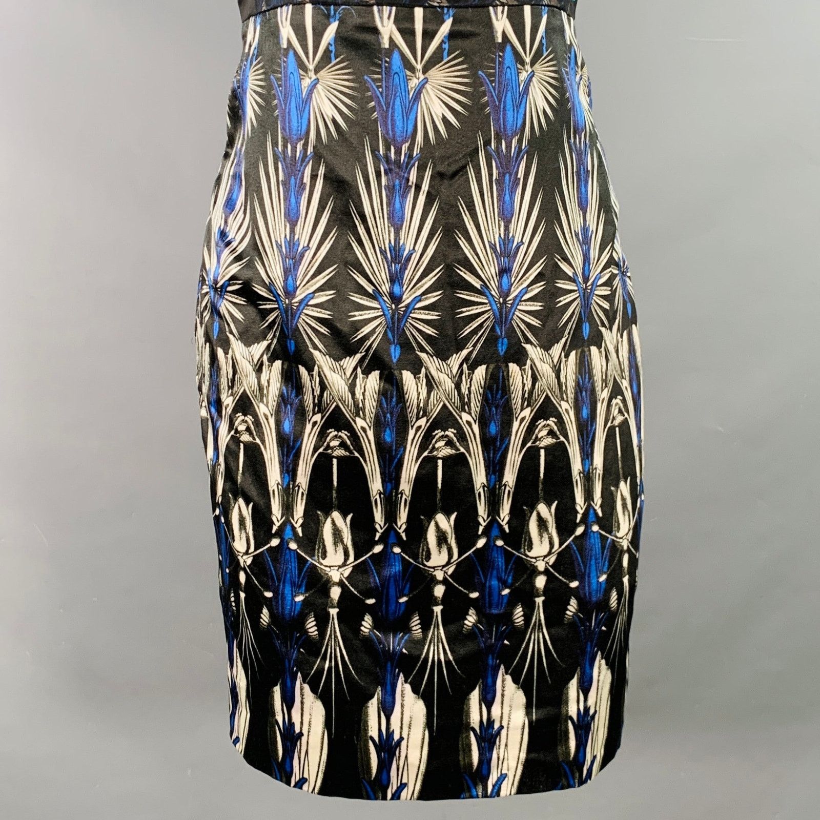 Other Lorelei Black Multi Color Silk Cotton Blend Beaded Midi Size S / US 4 / IT 40 - 3 Thumbnail