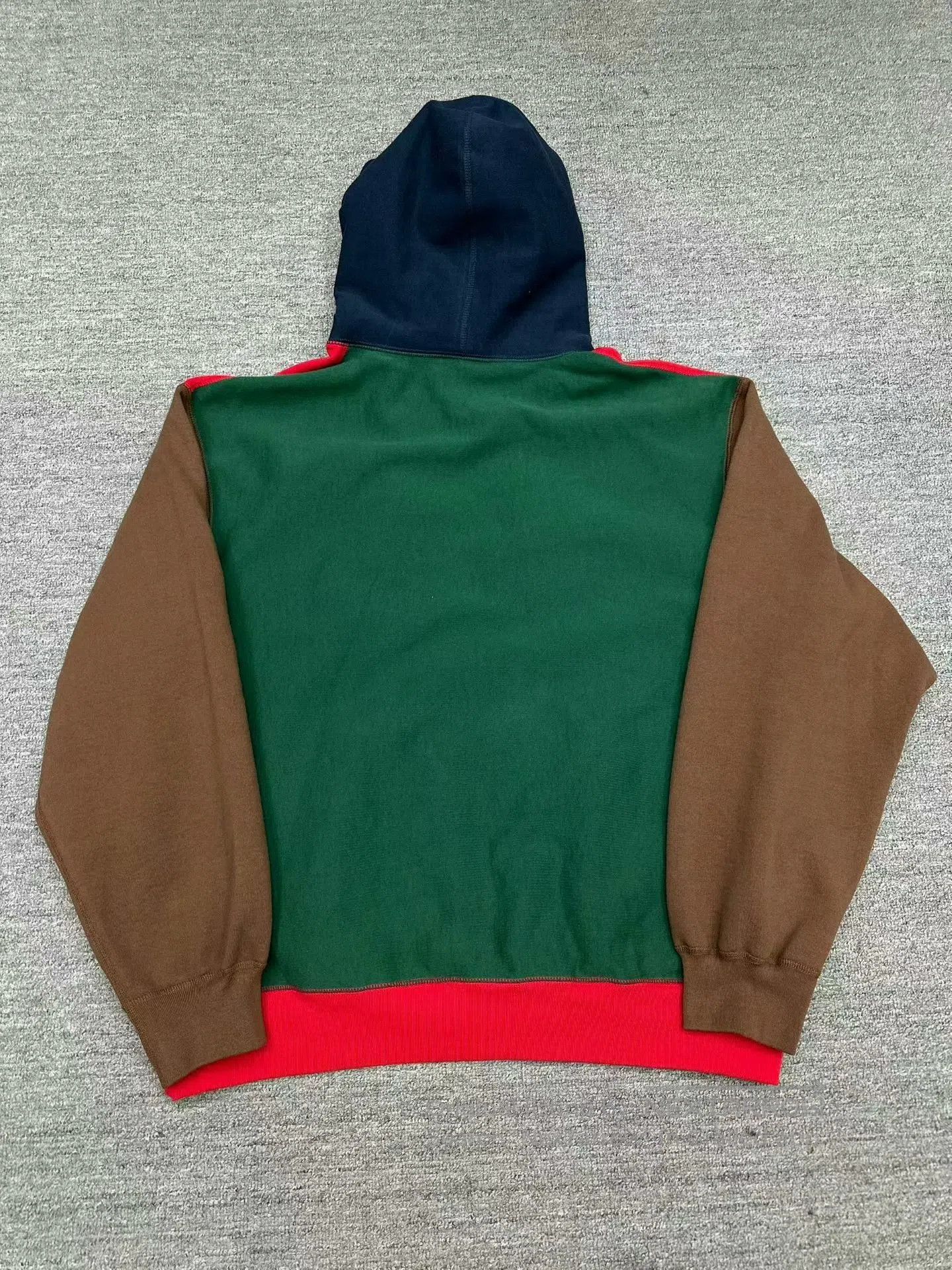 Bape supreme 24ss color block bogo hoodie. Size US XL / EU 56 / 4 - 2 Thumbnail