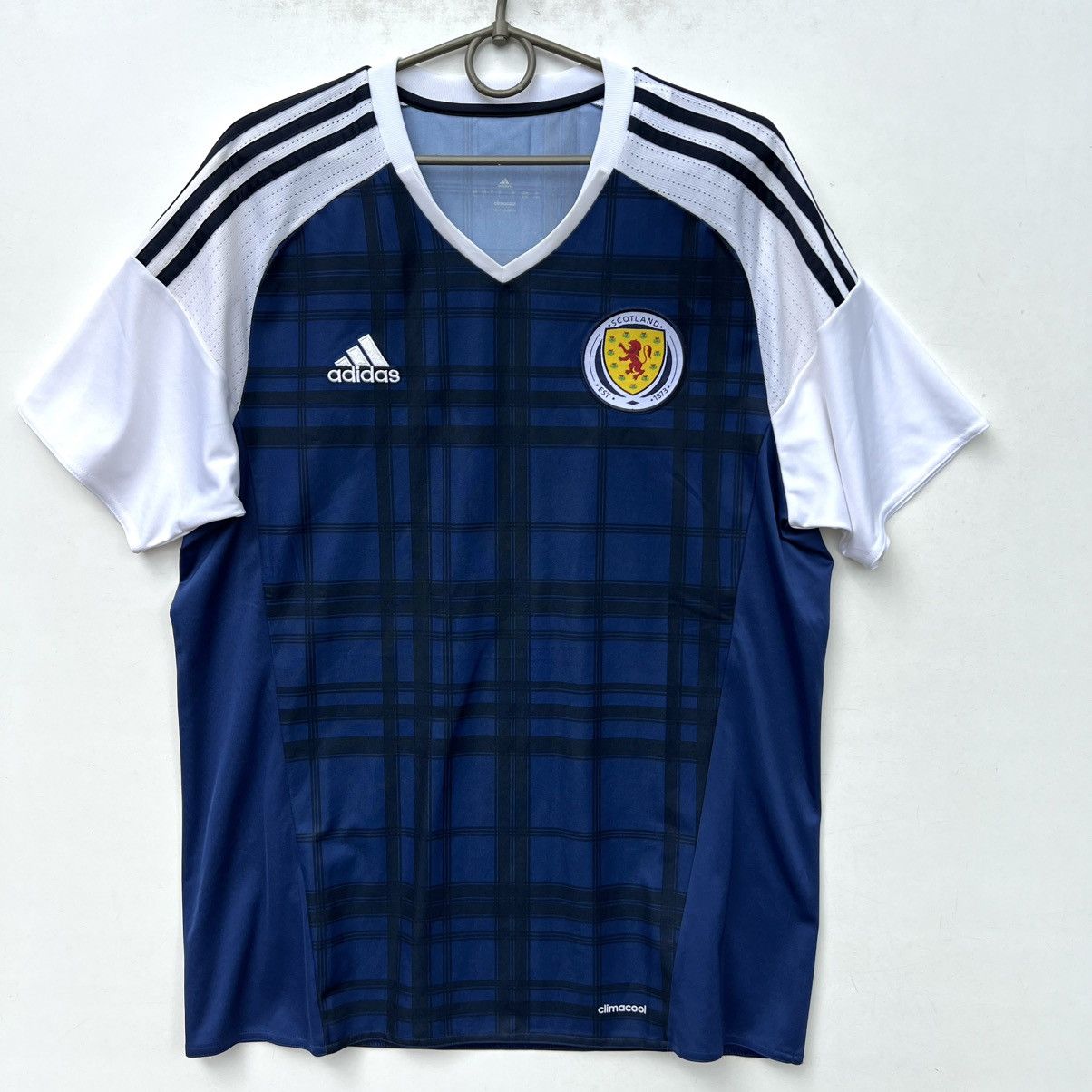 Adidas SCOTLAND ADIDAS 2016 2017 HOME FOOTBALL SOCCER JERSEY Size US L / EU 52-54 / 3 - 1 Thumbnail