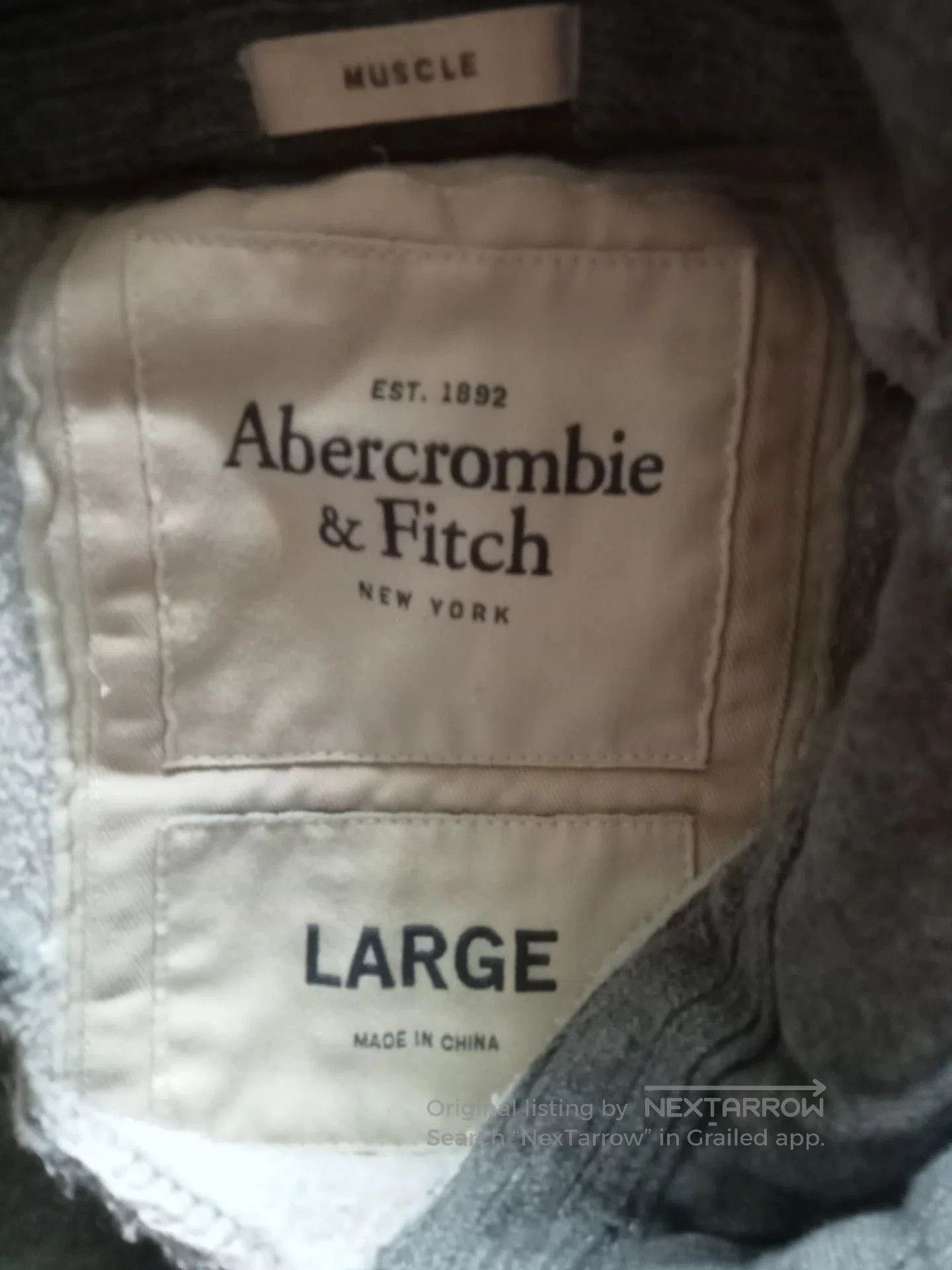 Abercrombie & Fitch A&F 2013 Indian Chief Embroidered Hoodie. Size US L / EU 52-54 / 3 - 2 Thumbnail