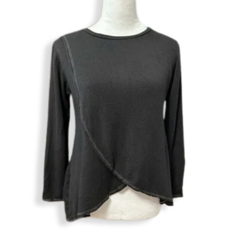 Other Go Couture Pullover Top Asymmetric Hemline Black Women's M Size M / US 6-8 / IT 42-44 - 1 Thumbnail