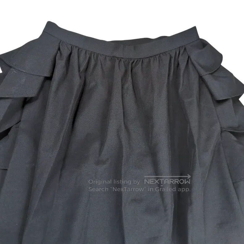 Comme des Garcons Comme Des Garcons size S Black Vintage Lace Design Half Sk Size 23" - 3 Thumbnail