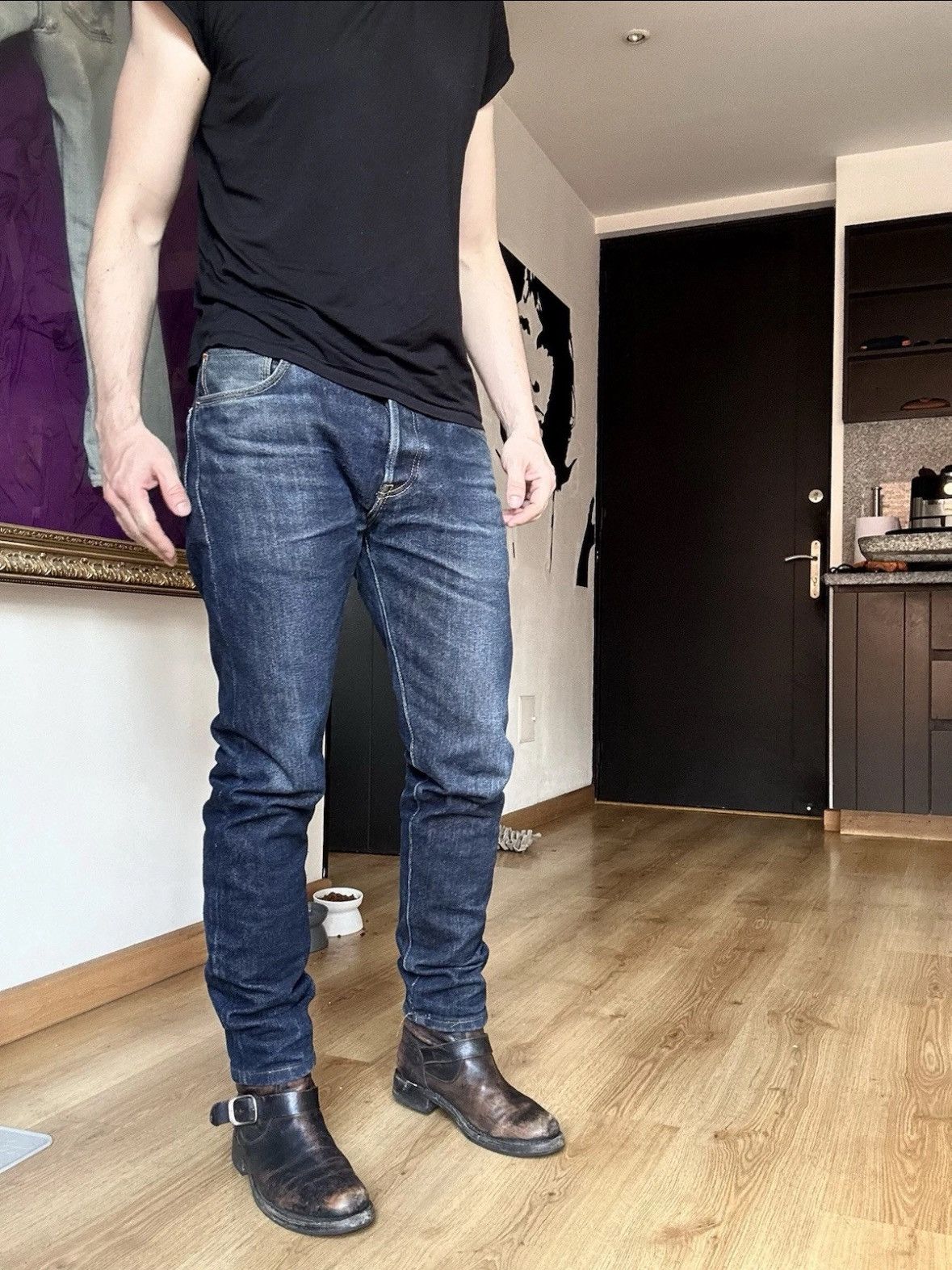 Iron Heart Iron Heart 777 21oz custom selvedge 32x30 tapered Size US 32 / EU 48 - 12 Thumbnail