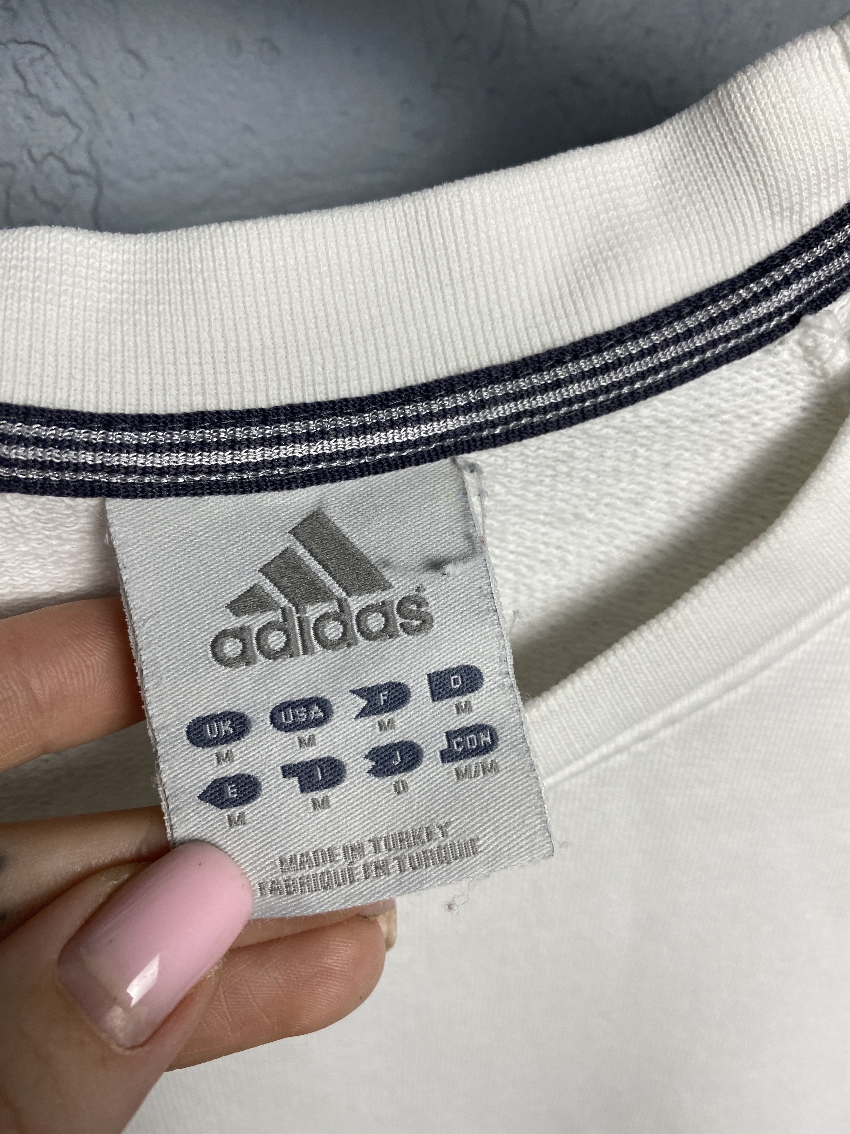 Adidas × Vintage Adidas Vintage Mens Crew Neck Sweatshirt Y2K Size US M / EU 48-50 / 2 - 4 Thumbnail