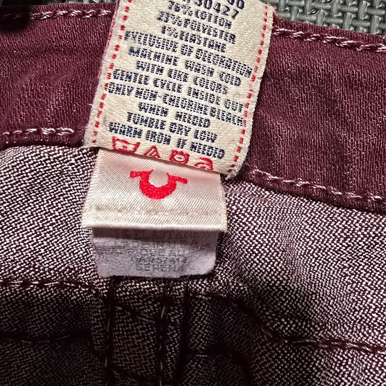 True Religion Vintage 2000s True Religion Glitter Jeans Size 31" - 5 Thumbnail