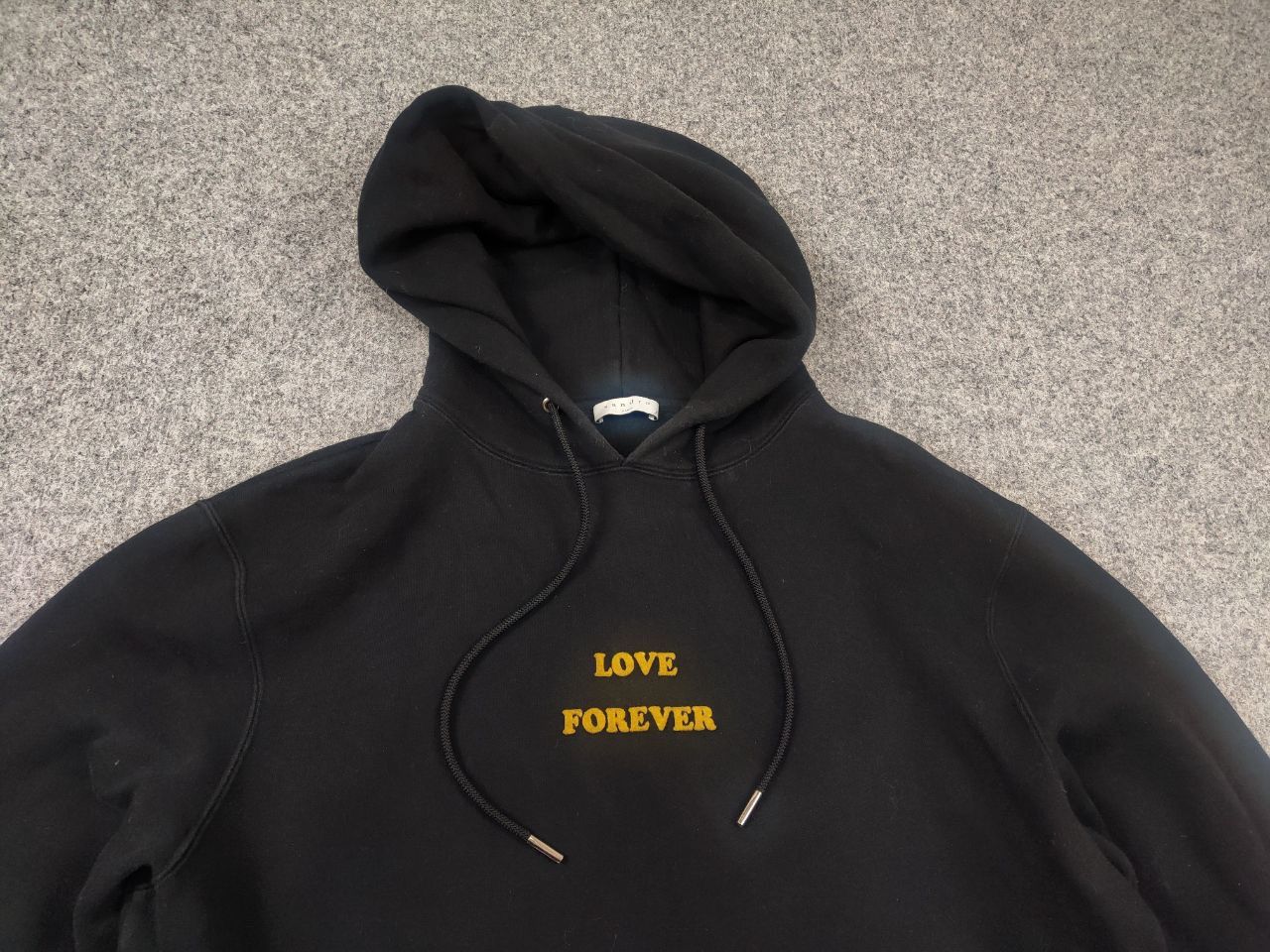 Sandro Sandro Paris Design Black Love Forever Logo Oversized Hoodie Size US L / EU 52-54 / 3 - 4 Thumbnail