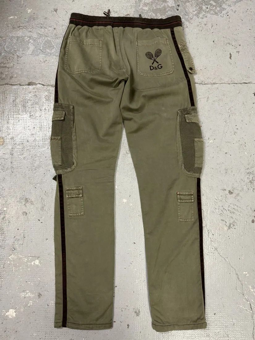 Designer × Dolce & Gabbana × Vintage SS2003 Dolce & Gabbana Green Cargo Utiliy Joggers Pants Size US 33 - 5 Thumbnail
