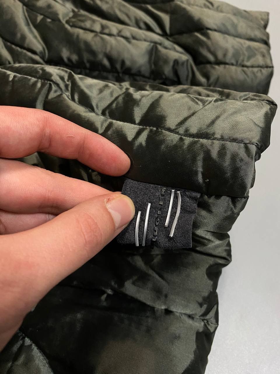 Mugler Thierry Mugler Vntg Panel Seams Shaped Quilting Down Jacket Size M / US 6-8 / IT 42-44 - 7 Thumbnail