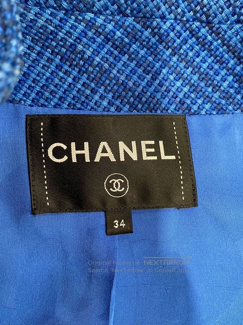 Chanel Chanel 20-year-old station series blue six-pocket jacket Size XXS / US 00 / IT 34 - 3 Thumbnail
