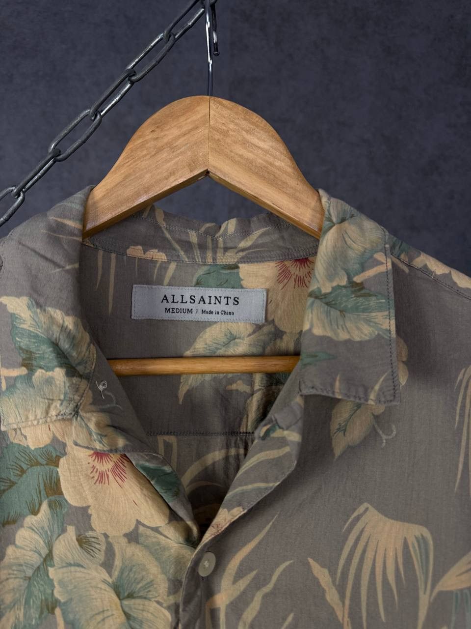 Allsaints Allsaints designer Hawaiian crazy shirt Size US M / EU 48-50 / 2 - 3 Thumbnail
