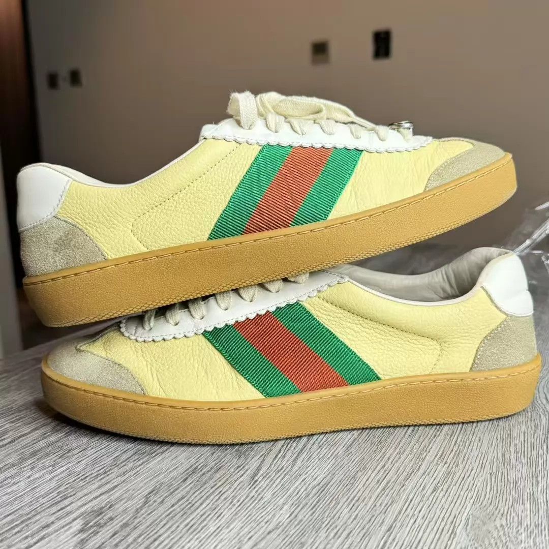 Gucci GUCCI G74 Decon Brown & Green 42 Excellent Size US 11 / EU 44 - 2 Thumbnail