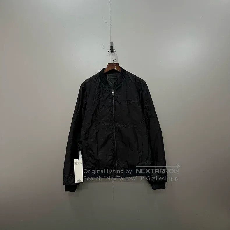 Prada Prada Dark blue triangle logo jacket Size US L / EU 52-54 / 3 - 2 Thumbnail