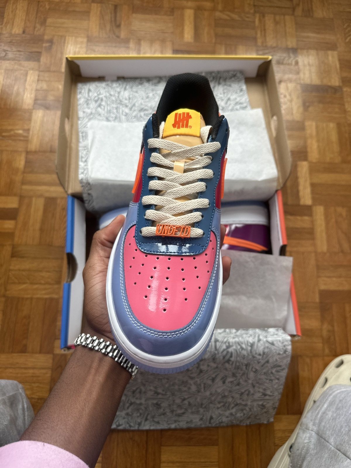 Nike Air force 1 Nike x Undefeated Size US 10 / EU 43 - 5 Thumbnail