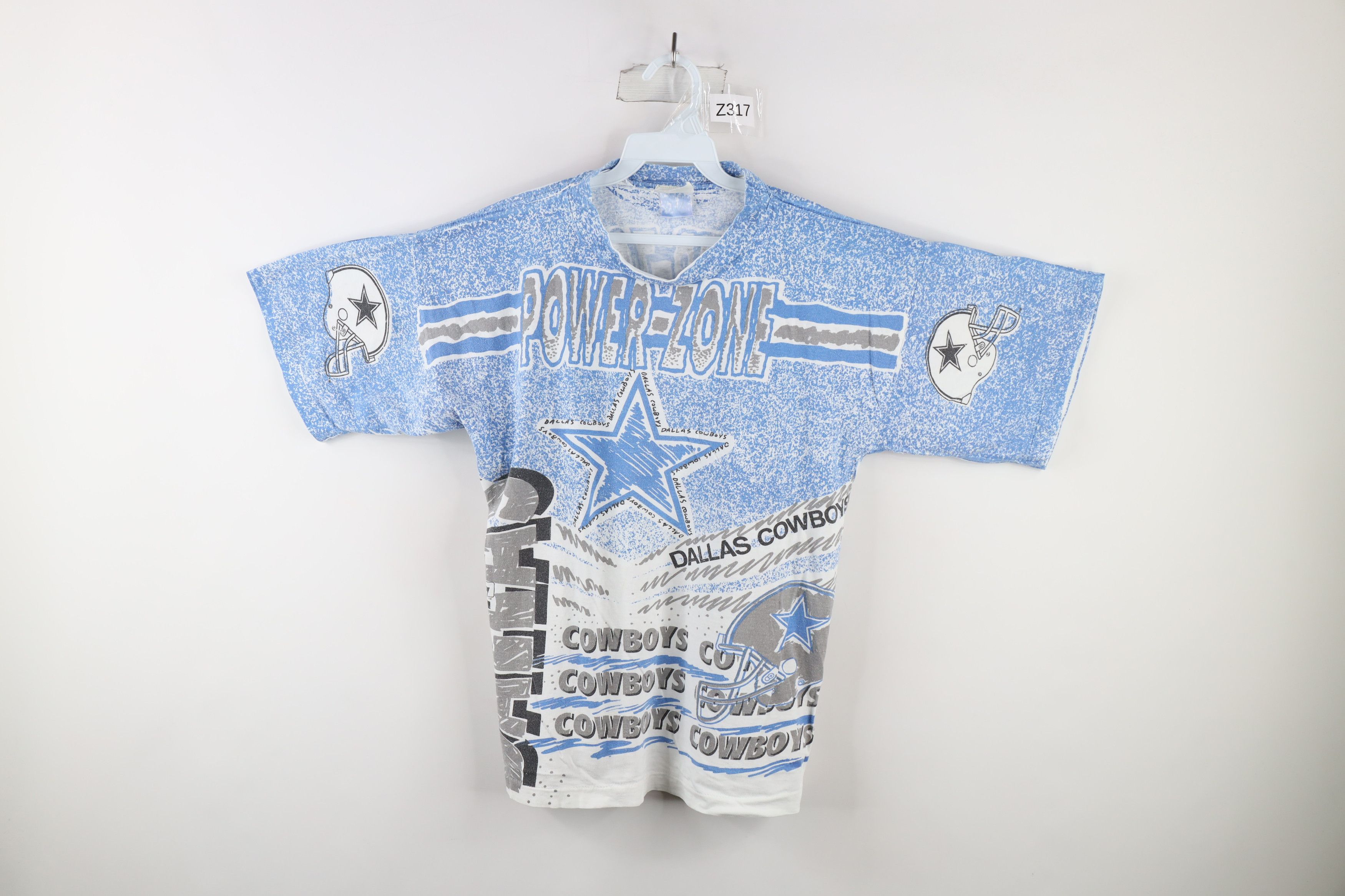 Vintage Vintage 90s Over Print Dallas Cowboys Football T-Shirt USA Size US S / EU 44-46 / 1 - 1 Thumbnail