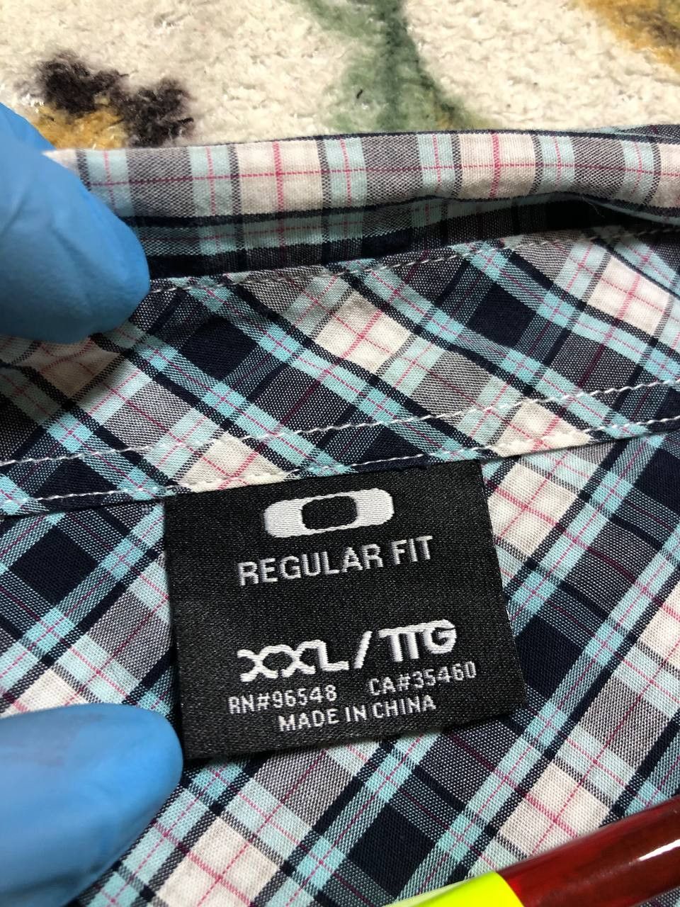 Oakley Oakley Plaid Short Sleeve Button Down Shirt Size US XXL / EU 58 / 5 - 11 Thumbnail