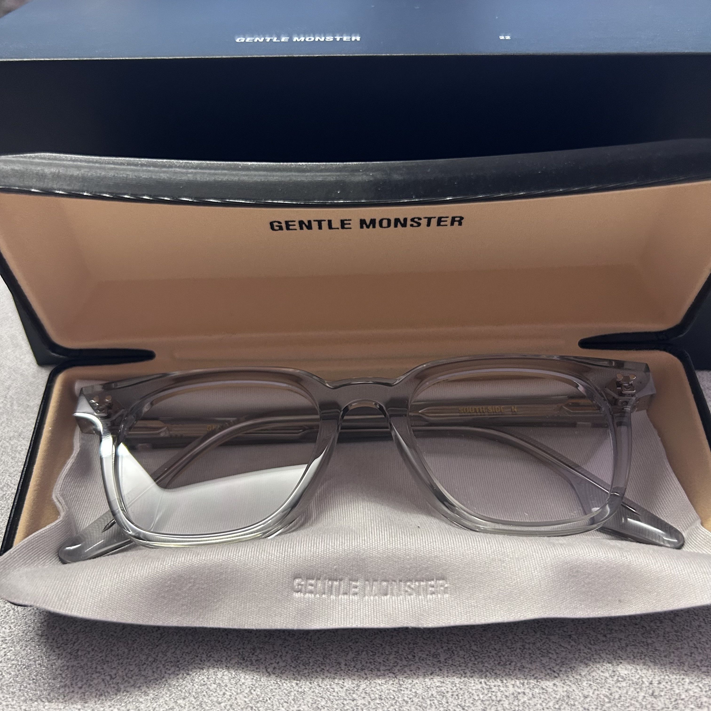 Gentle Monster Gentle Monster South Side N Series S GC4 Gray / Clear Lenses Size ONE SIZE - 3 Thumbnail