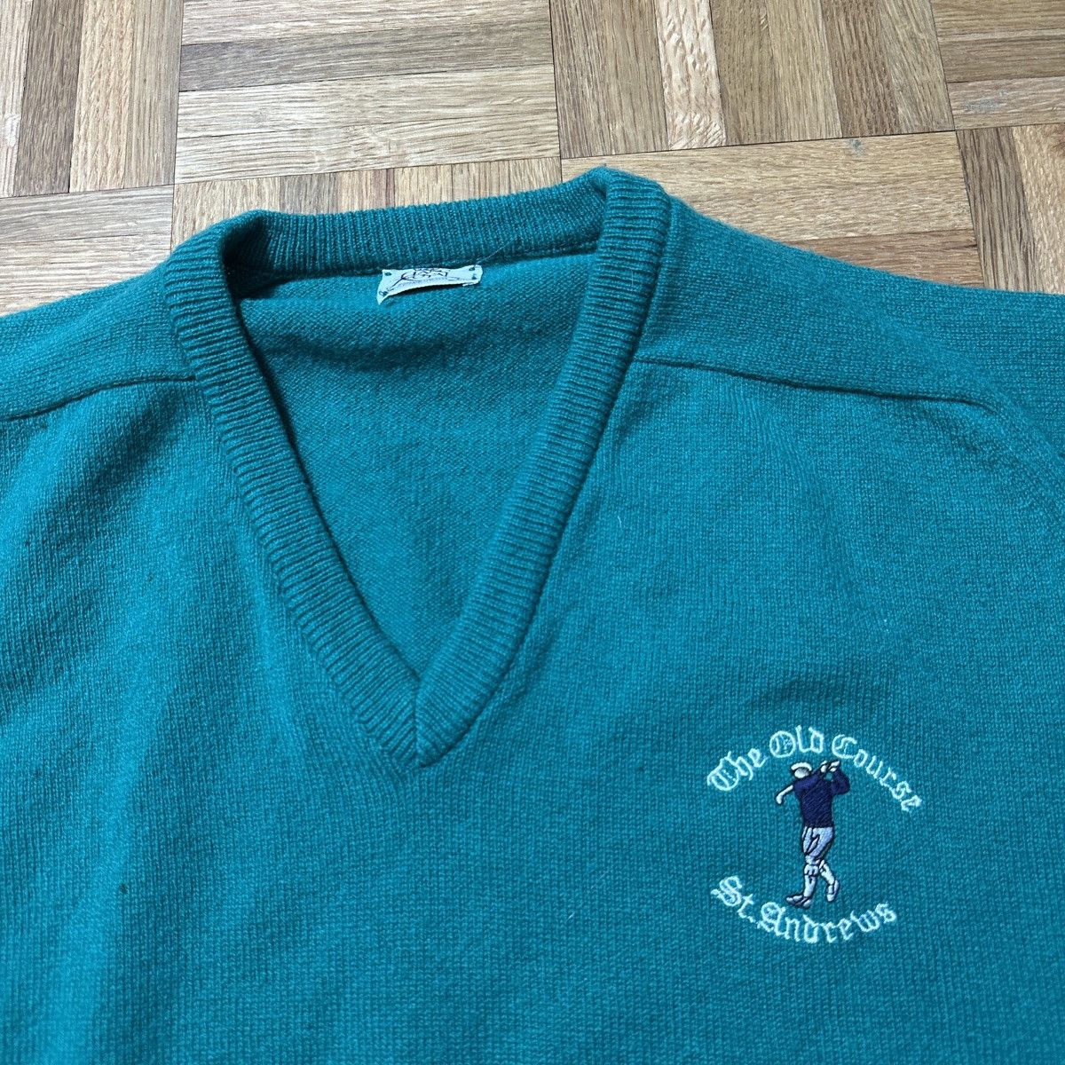 Vintage Vintage The Old Course St. Andrews golf sweater Size US L / EU 52-54 / 3 - 3 Thumbnail