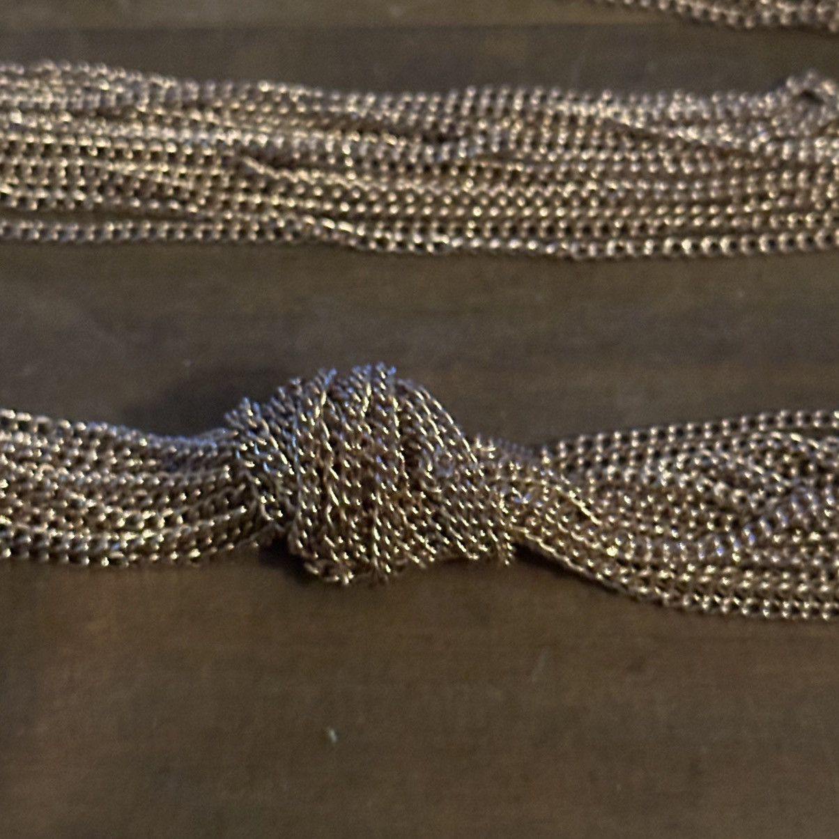 Other Long gold tone multi strand chain tassel necklace Size ONE SIZE - 3 Thumbnail