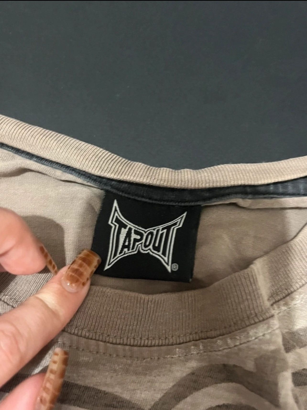 Affliction × Tapout Vintage tapout t shirt big logo affliction tee Size US M / EU 48-50 / 2 - 8 Thumbnail