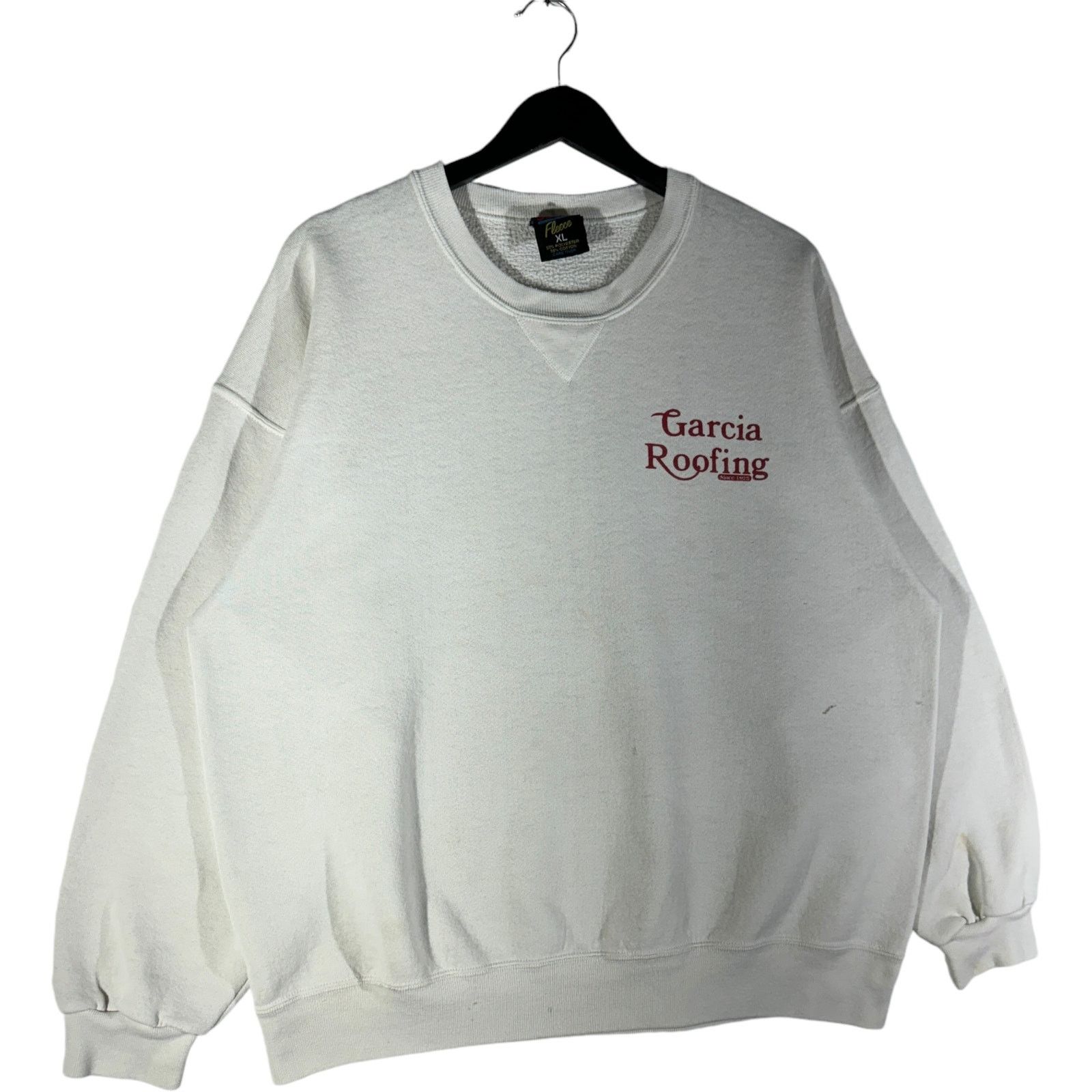 Vintage Vintage Garcia Roofing "World Tour" Crewneck 90s Size US XL / EU 56 / 4 - 4 Thumbnail