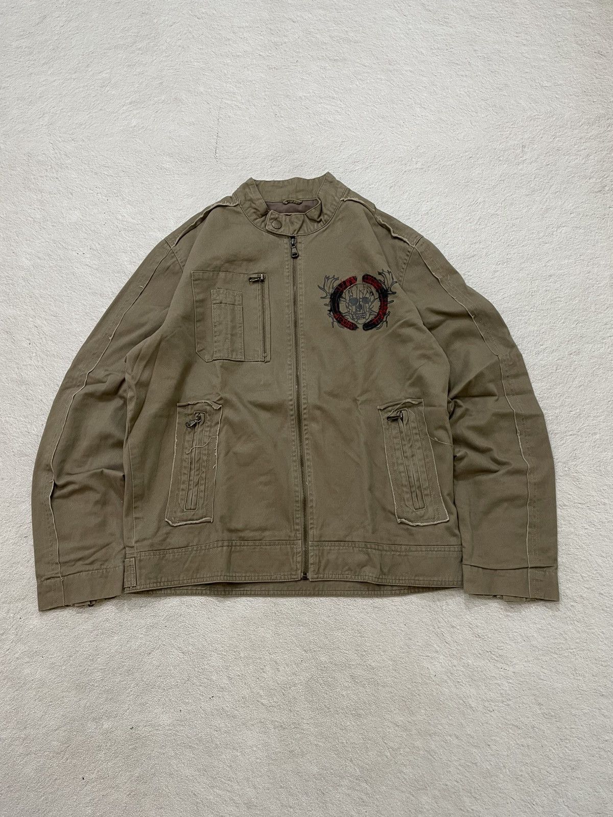 Japanese Brand 2000s Japan Archived Utility Jacket Patch Skull Kapital Y2K Size US L / EU 52-54 / 3 - 1 Thumbnail