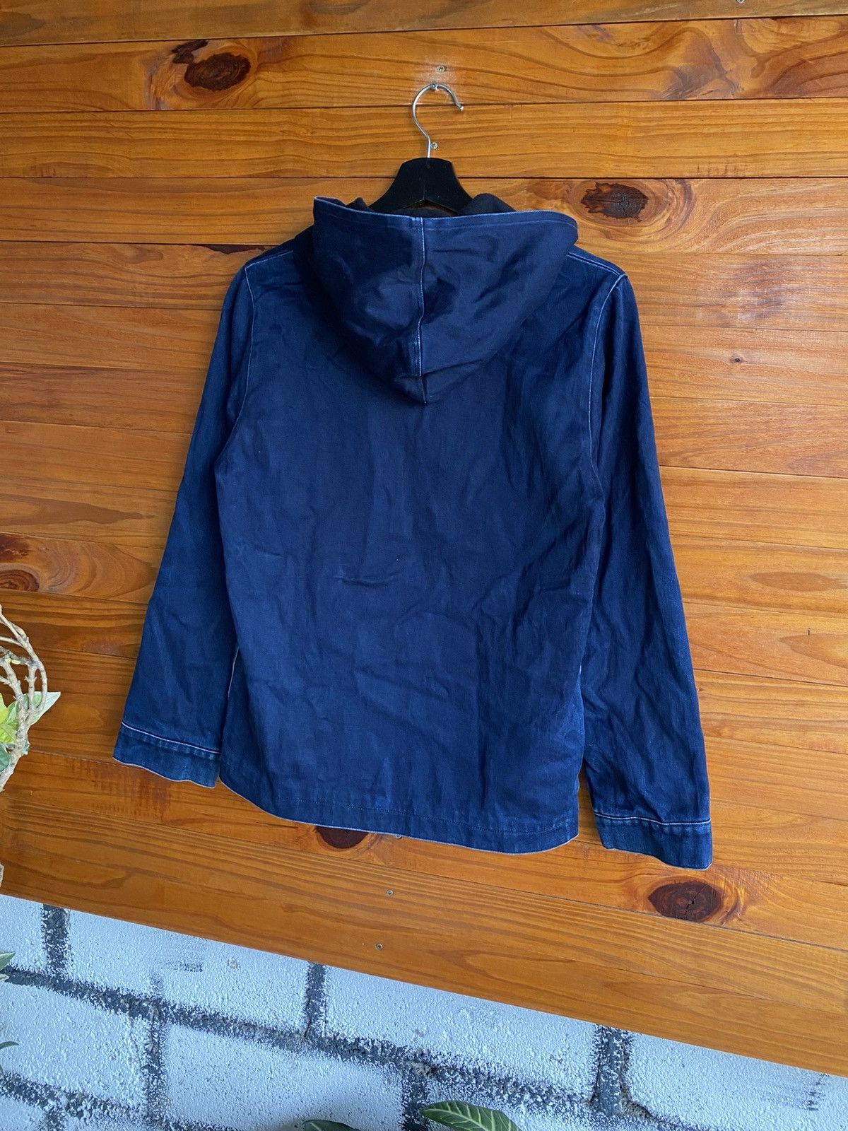 A.P.C. A.P.C. Indigo Hooded Zip Jacket | Rue de Fleurus Paris Size US S / EU 44-46 / 1 - 16 Thumbnail