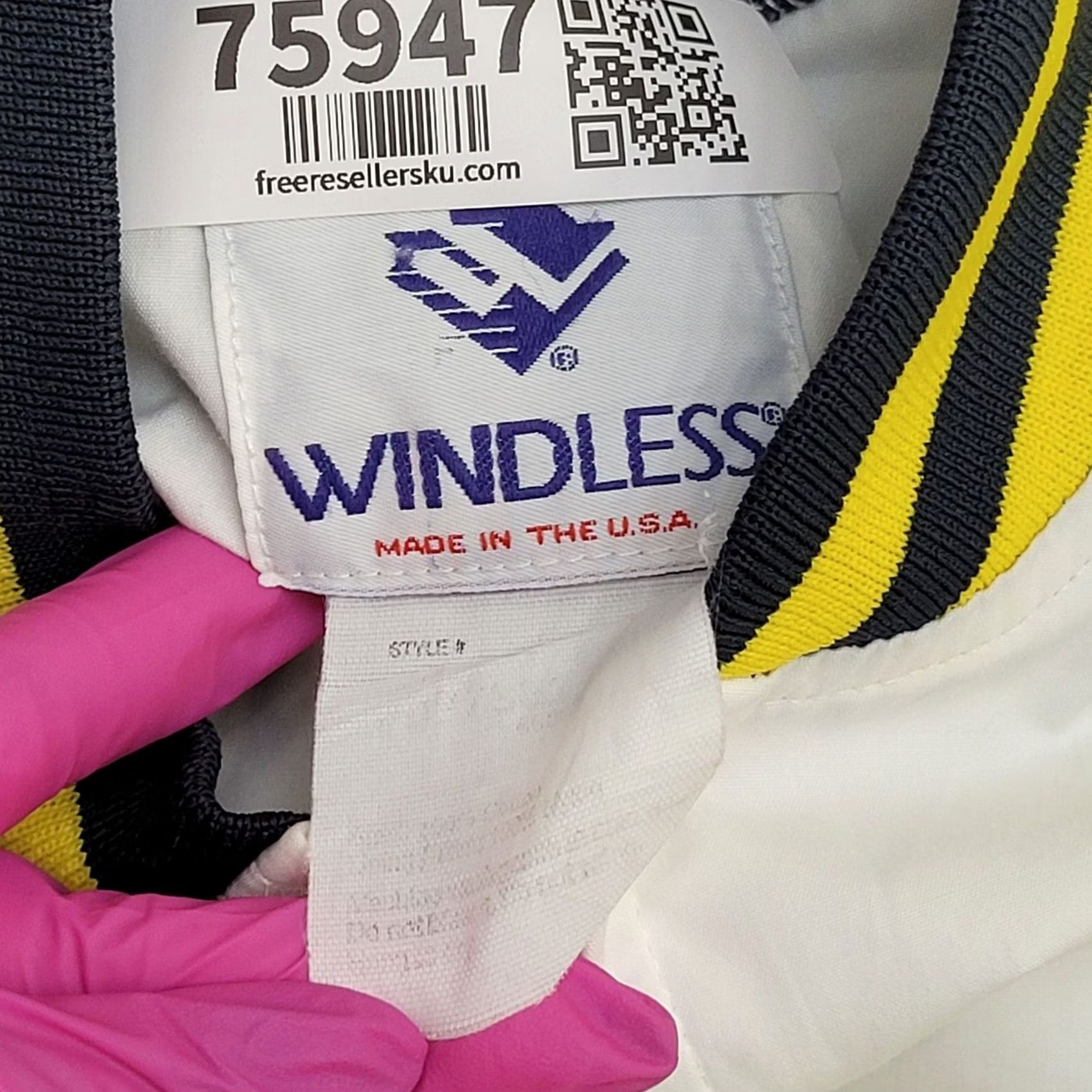 Endless VINTAGE 80s Military Ringer Bomber Jacket 2XL White Size US XXL / EU 58 / 5 - 7 Thumbnail