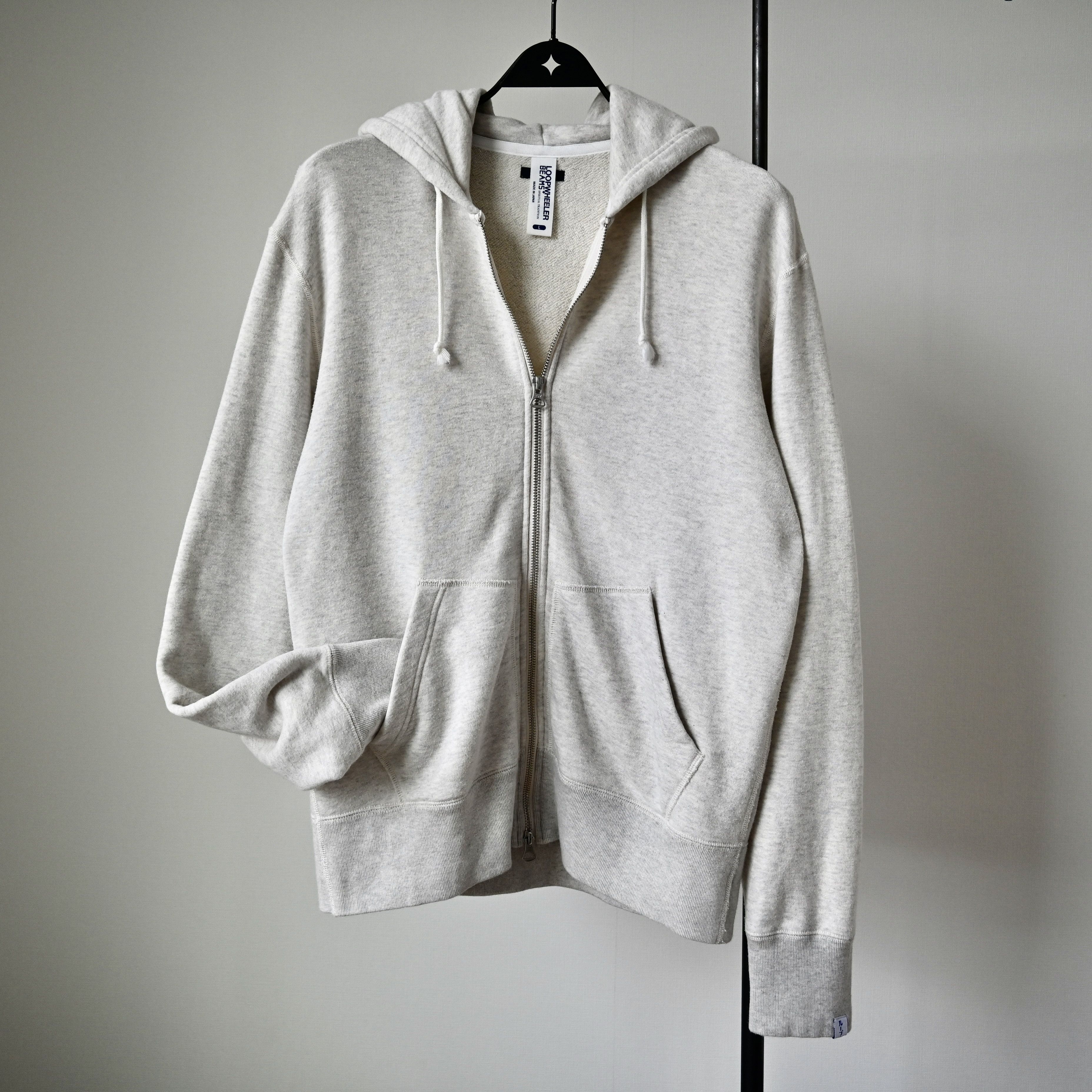 Beams Plus × Loopwheeler Beams Plus x Loopwheeler zip hoodie, oatmeal, made in Japan Size US L / EU 52-54 / 3 - 2 Thumbnail